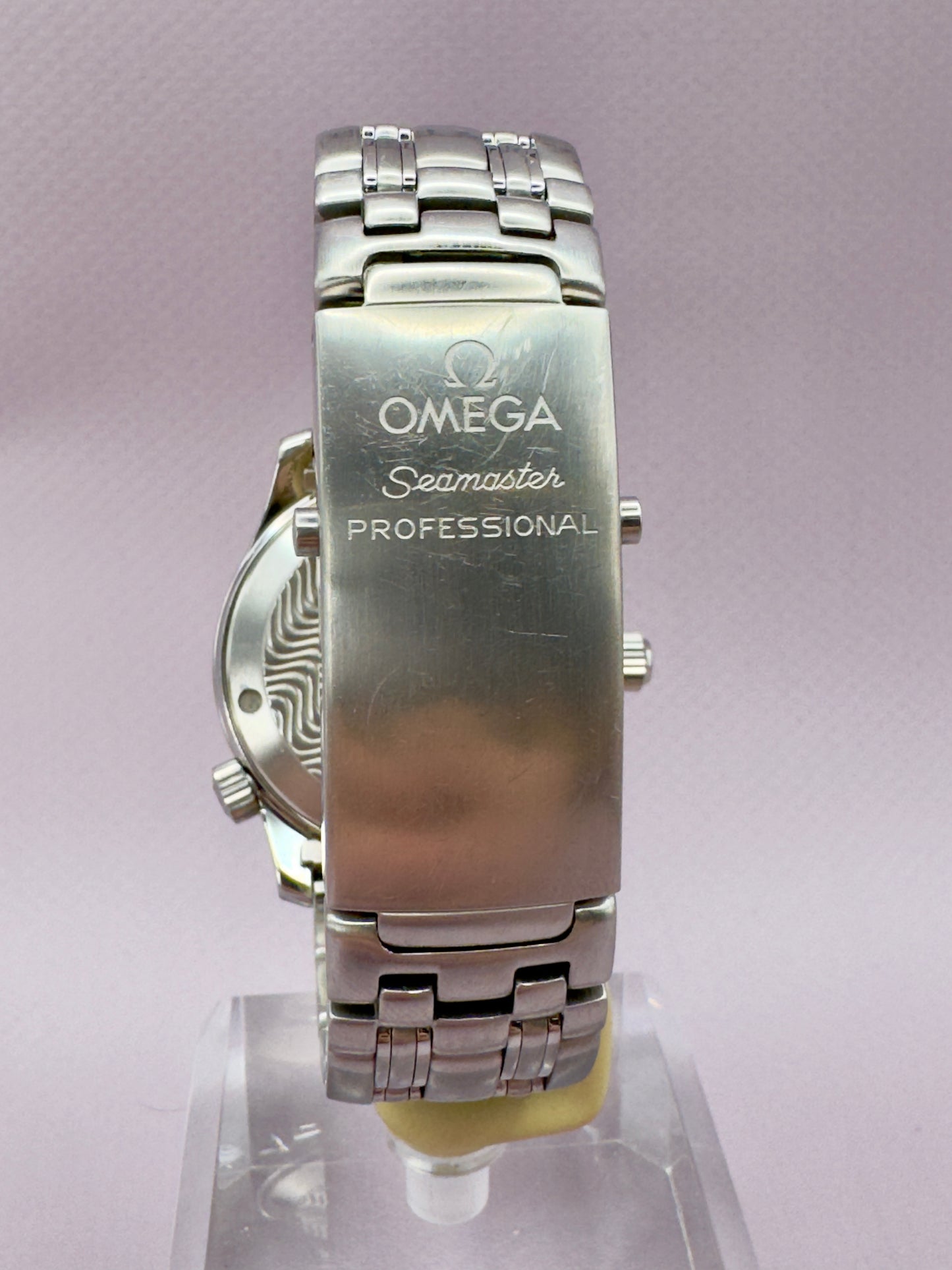 2003 OMEGA Seamaster Blue Unisex Watch - 2561.80 - 36mm - Wavey Dial - Full set