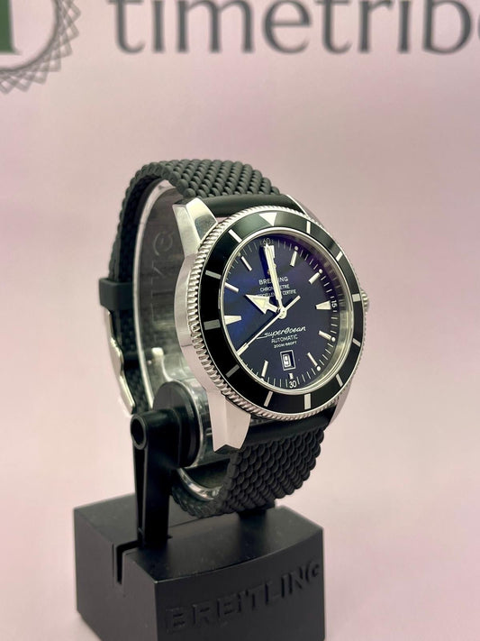 Breitling Superocean Men's Black Watch Automatic - A17320 - 44m - Full Set - TimeTribe