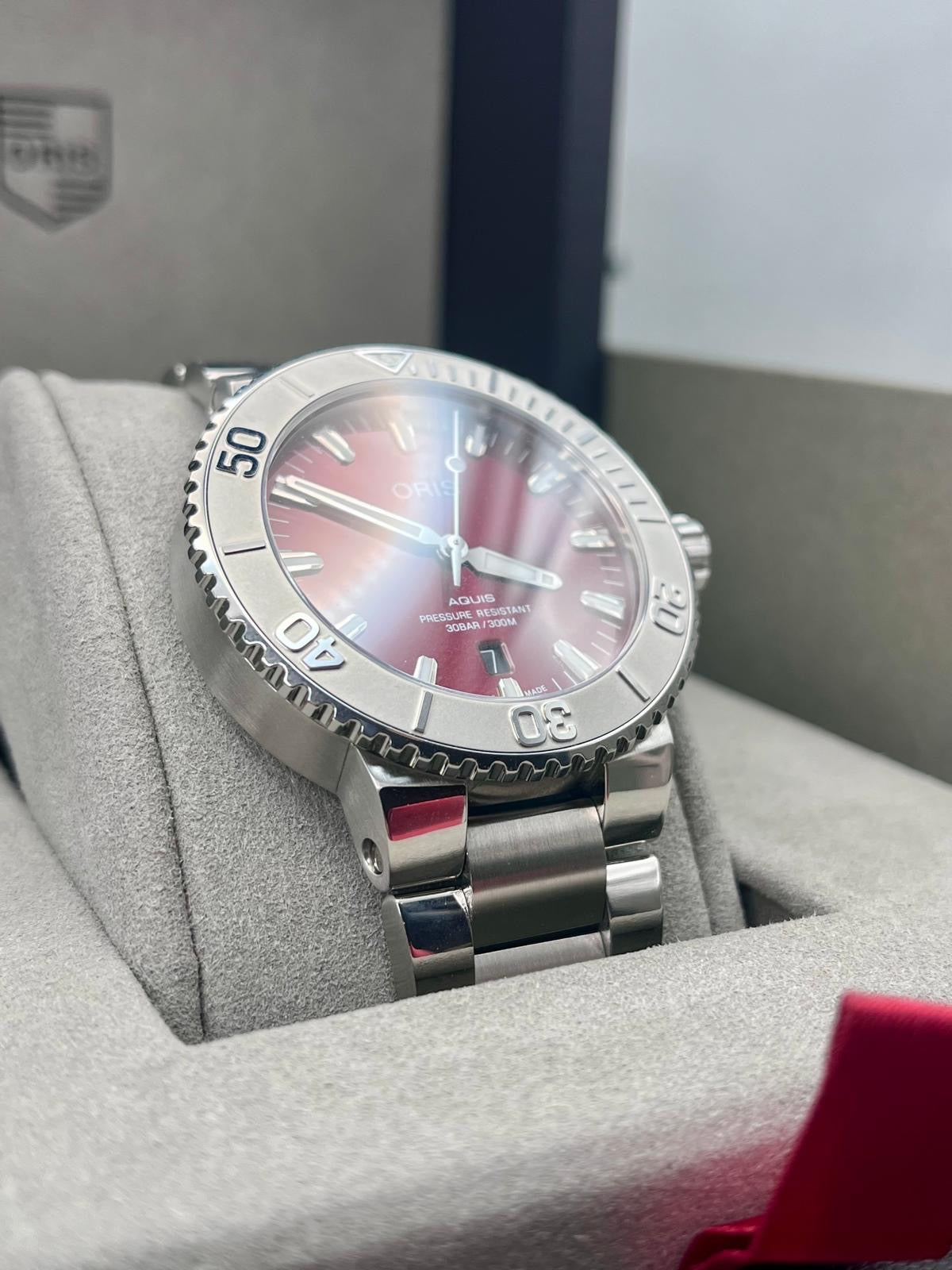 2022 Oris Aquis Automatic - 43.5mm - 01 733 7730 4158 - Full Set - Immaculate