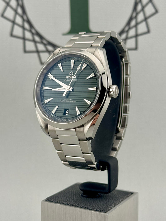2022 Omega SeaMaster AquaTerra Green Dial 41mm 220.10.41.21.10.001 Auto PX Poss