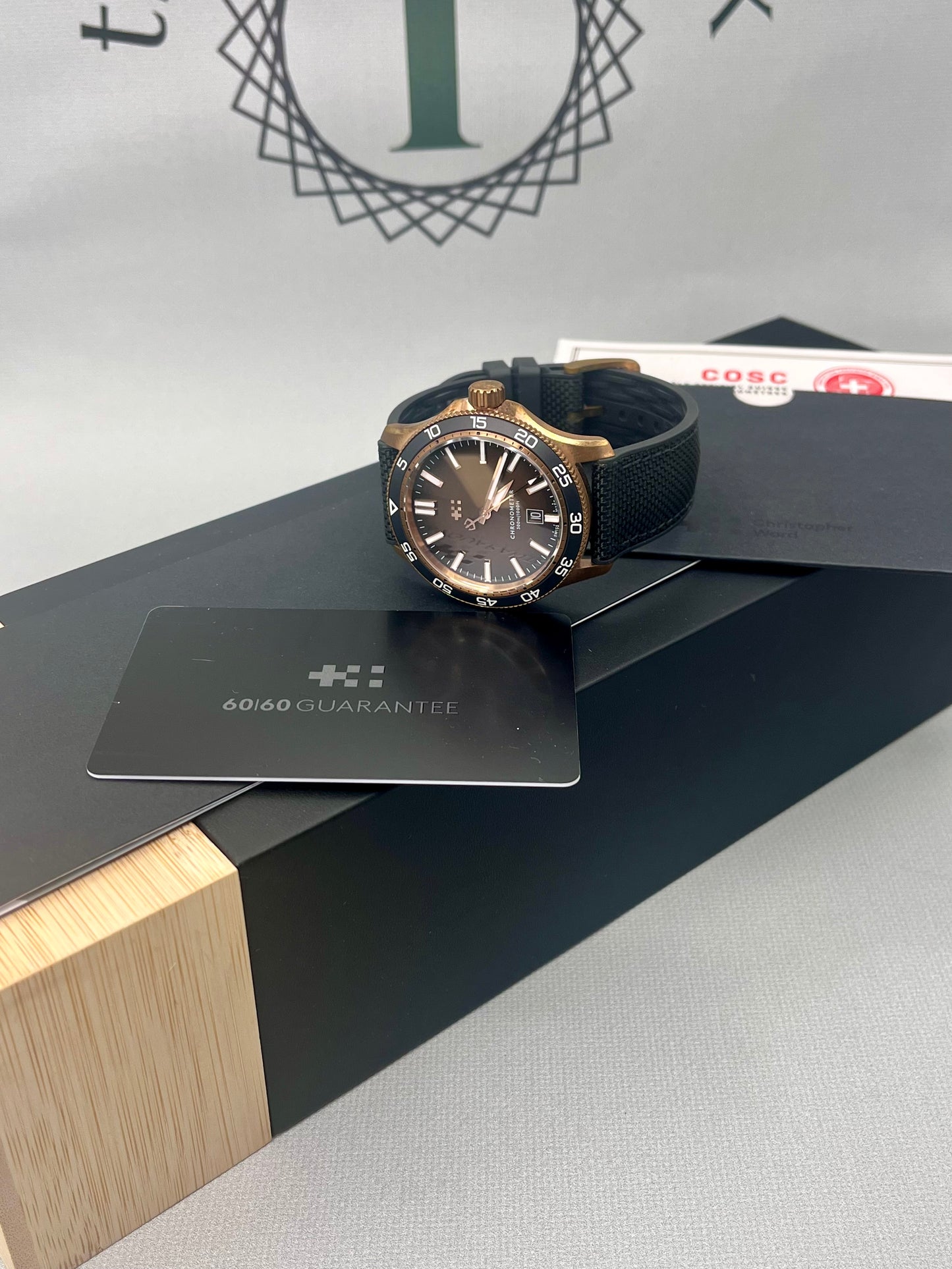 Christopher Ward C60 Pro 300 Bronze Wristwatch