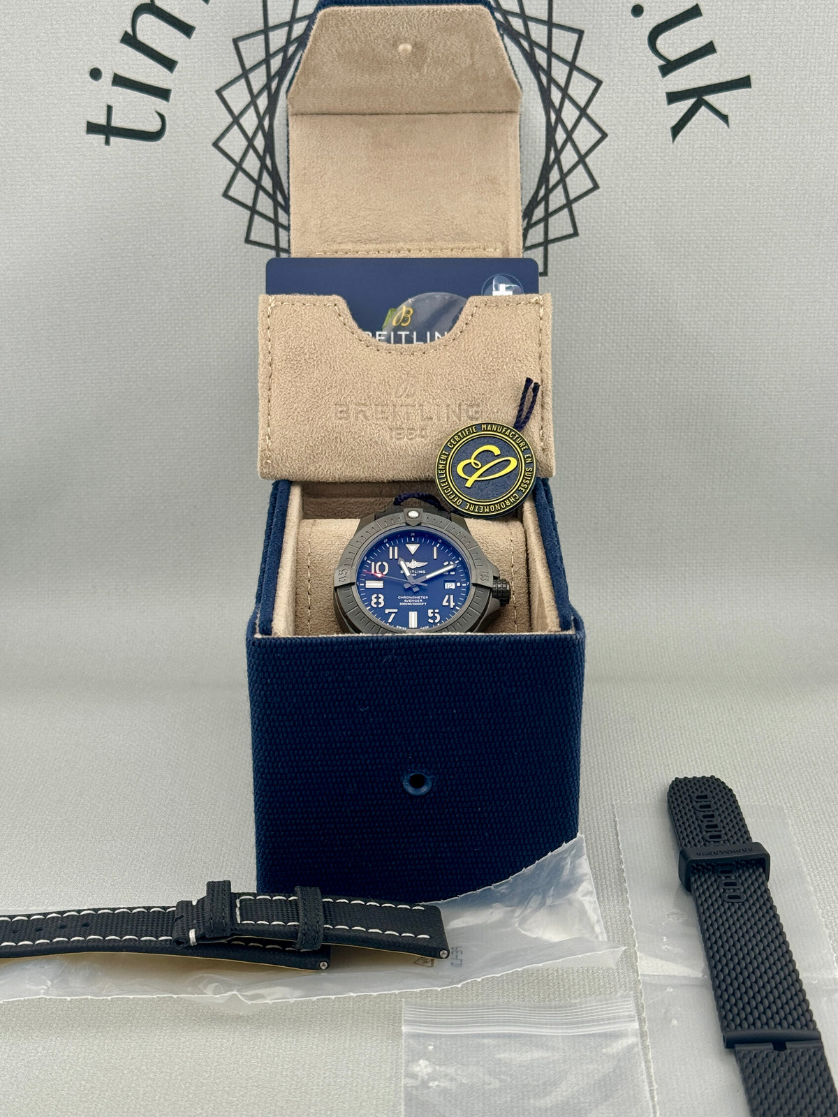 2025 Breitling V17319 Avenger SeaWolf Night Mission 45mm Full Set PX Welcome