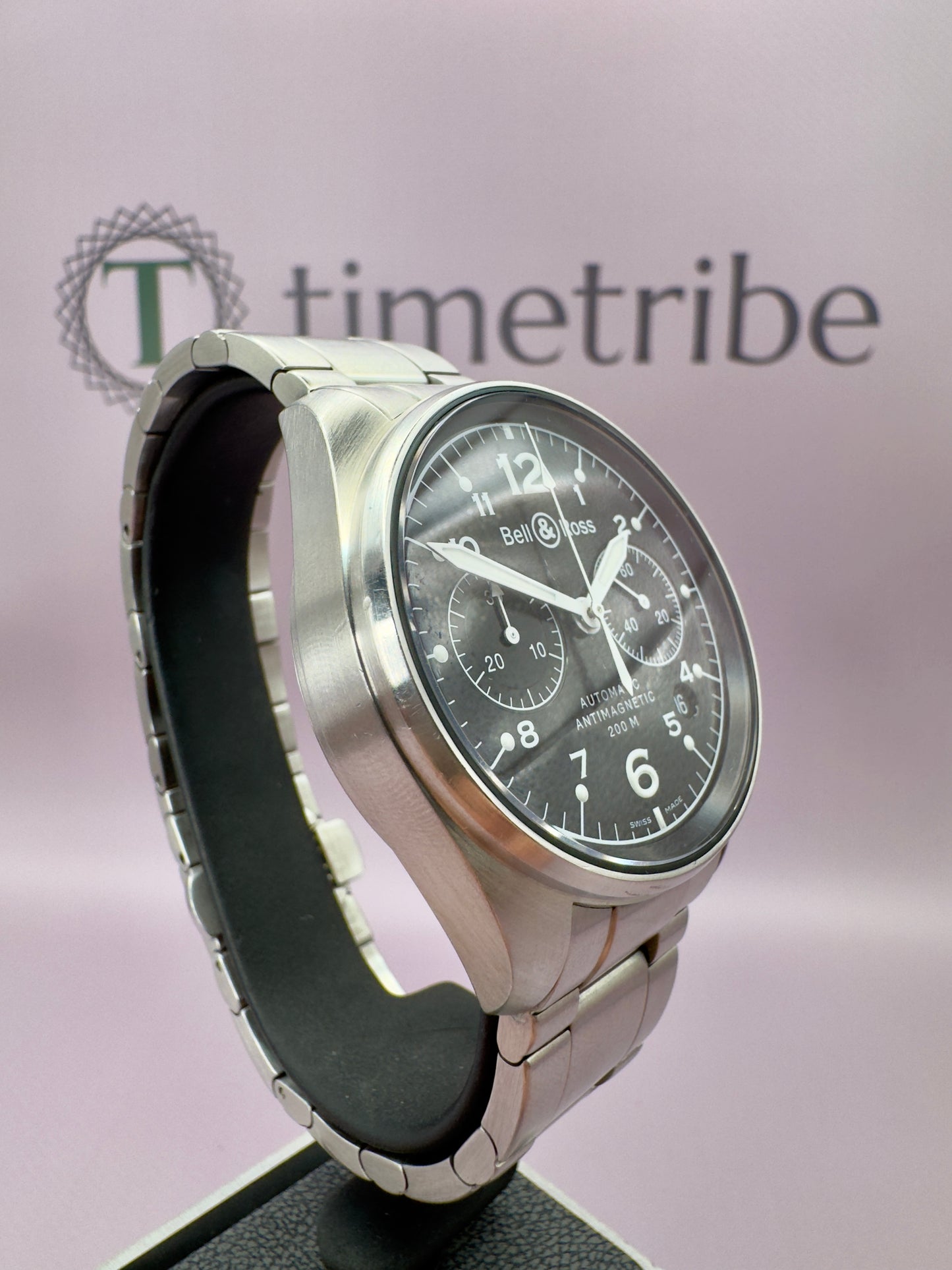 Bell＆Ross Men's Watch - Vintage 126 BR126 - 41mm - Chronograph