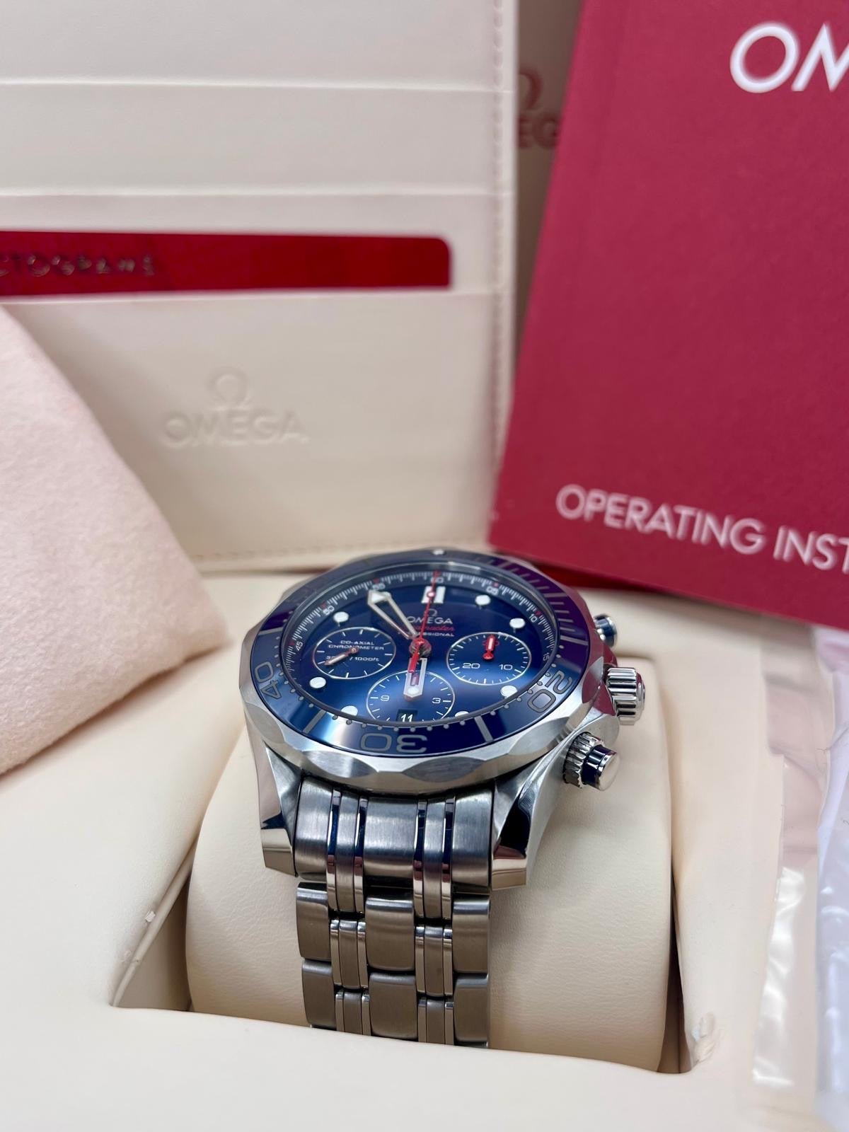 Omega Seamaster 300m Chronograph - 212.30.44.50.03.001 - 44m - Full Set! - TimeTribe
