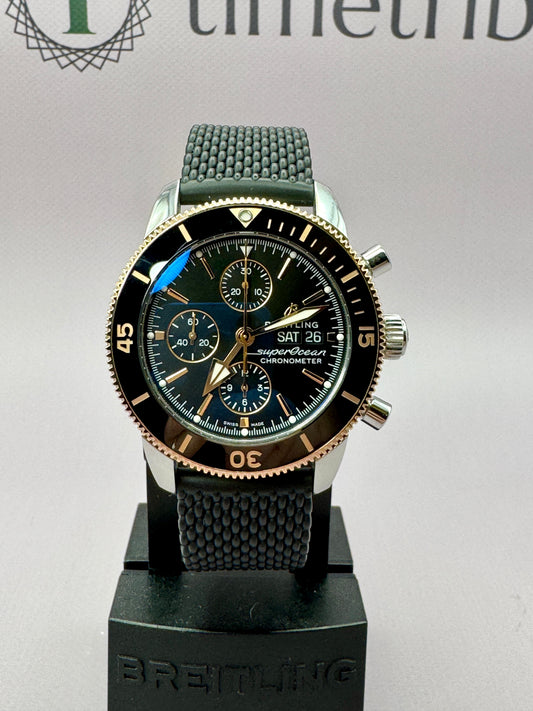 Breitling SuperOcean Heritage II - U13313 - 2019 - Box and Papers - Rose Bezel