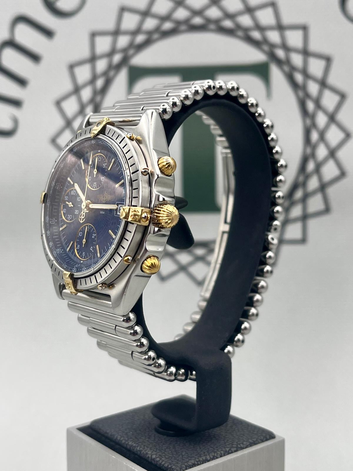Breitling B13047 Chronomat Steel & 18K Gold 39mm Recently Serviced