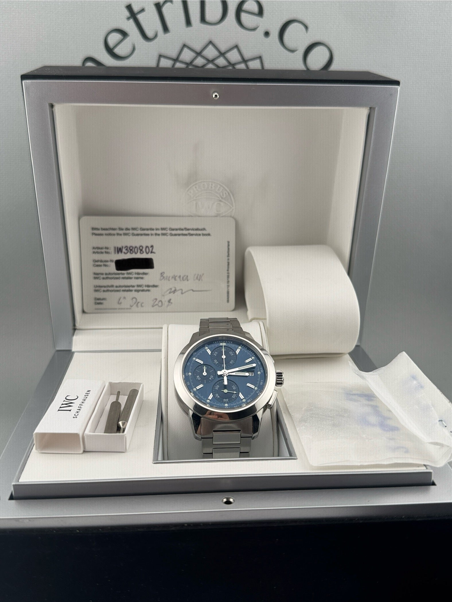IWC Ingenieur Chronograph IW380802 42mm Full Set PX Welcome