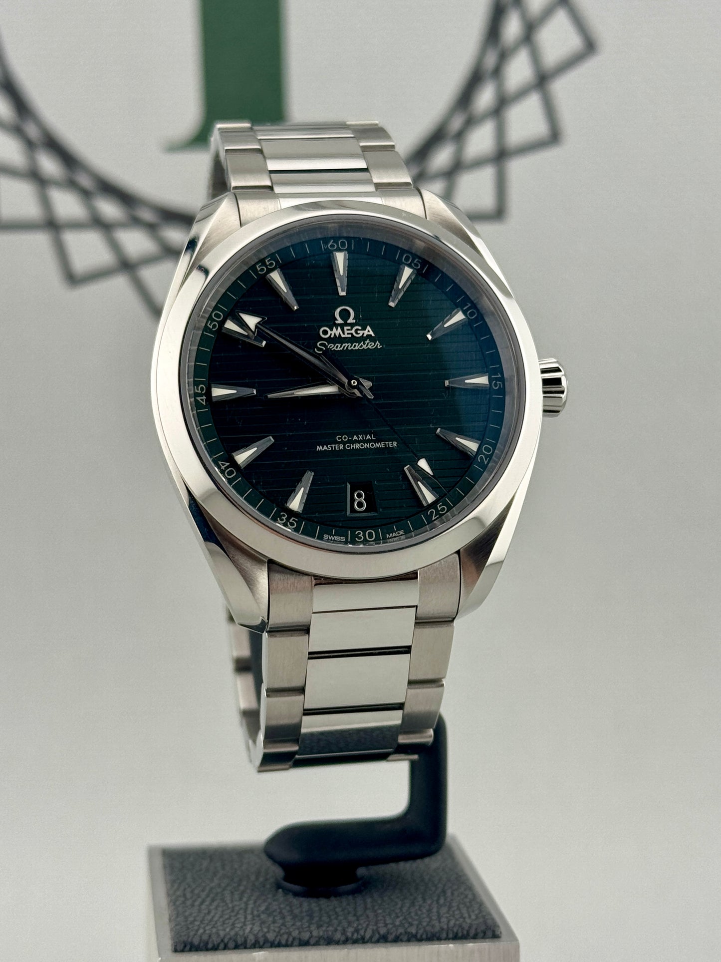 2022 Omega SeaMaster AquaTerra Green Dial 41mm 220.10.41.21.10.001 Auto PX Poss