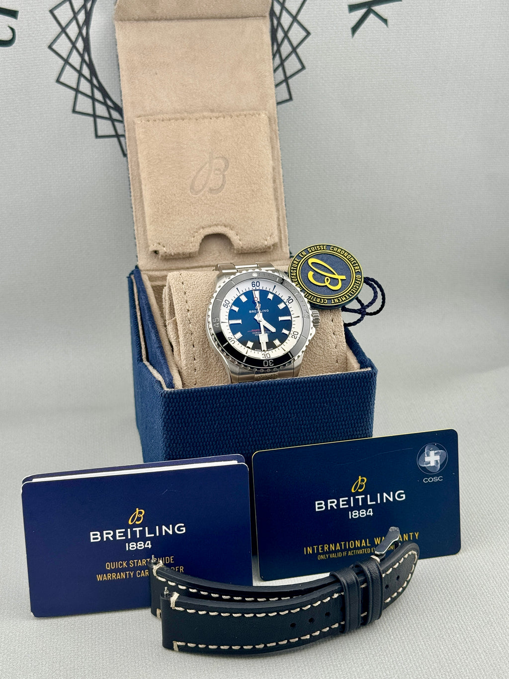 2026 Breitling Super Ocean 42mm A17375 Full Set Warranty to 2030 PX/Finance Pos