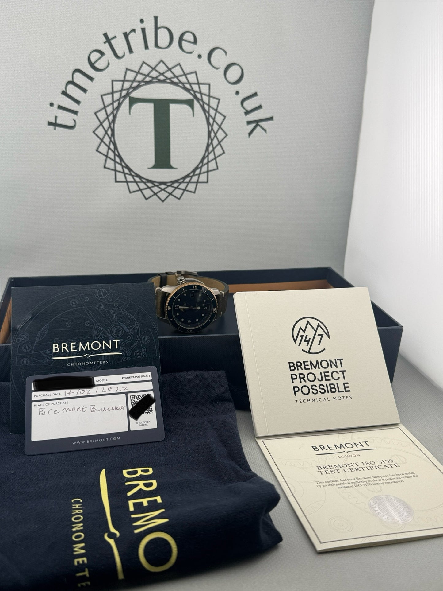 2022 BREMONT Project Possible GMT 43mm Ltd Edition of 300 Full Set