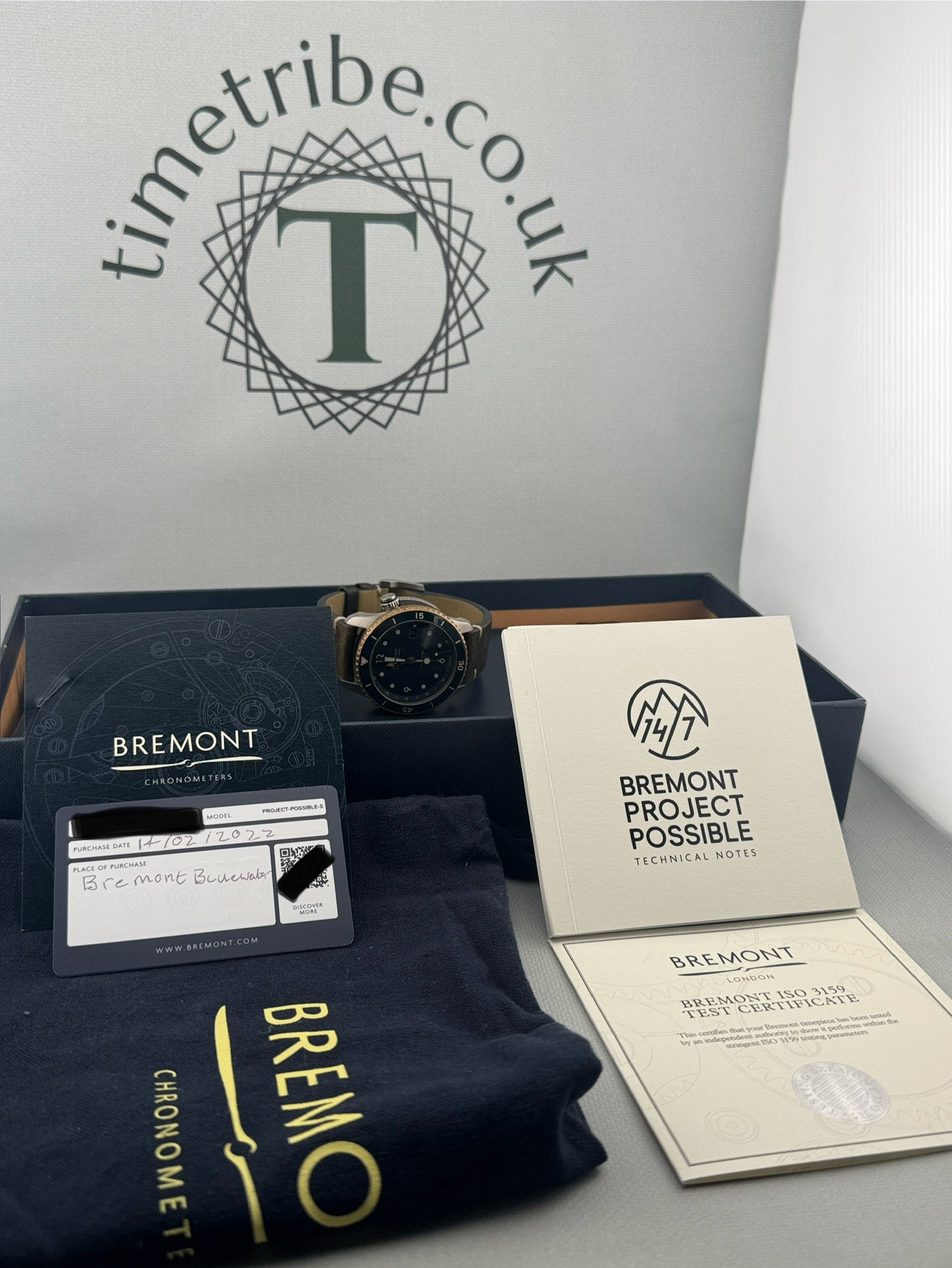 2022 BREMONT Project Possible GMT 43mm Ltd Edition of 300 Full Set