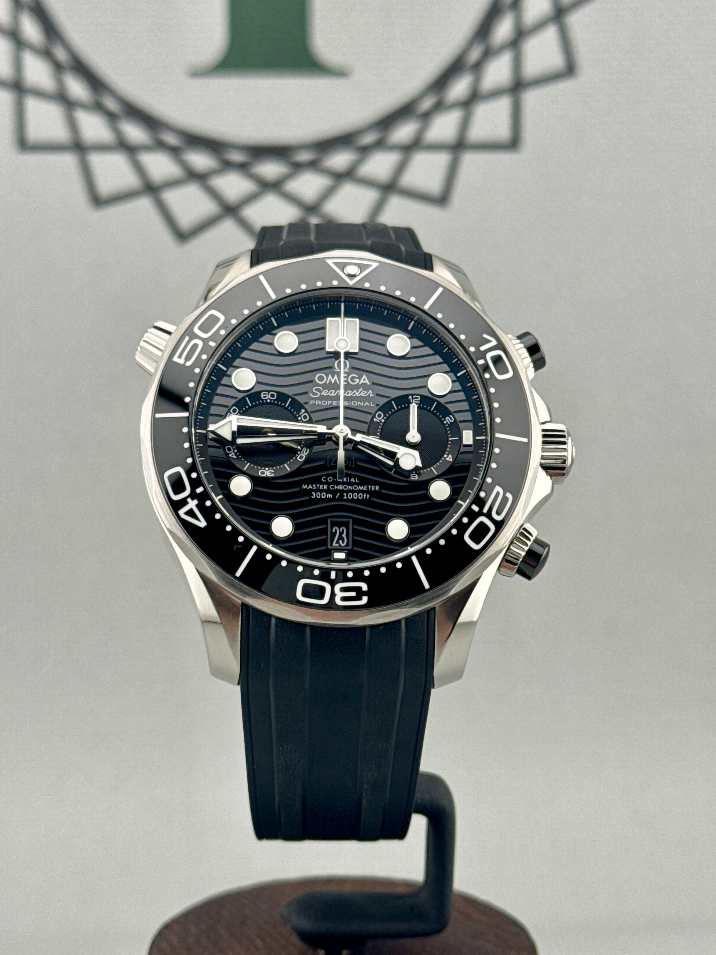 2025 Omega Seamaster 300 Chrono 210.32.44.51.01.001 Full Set PX/Finance