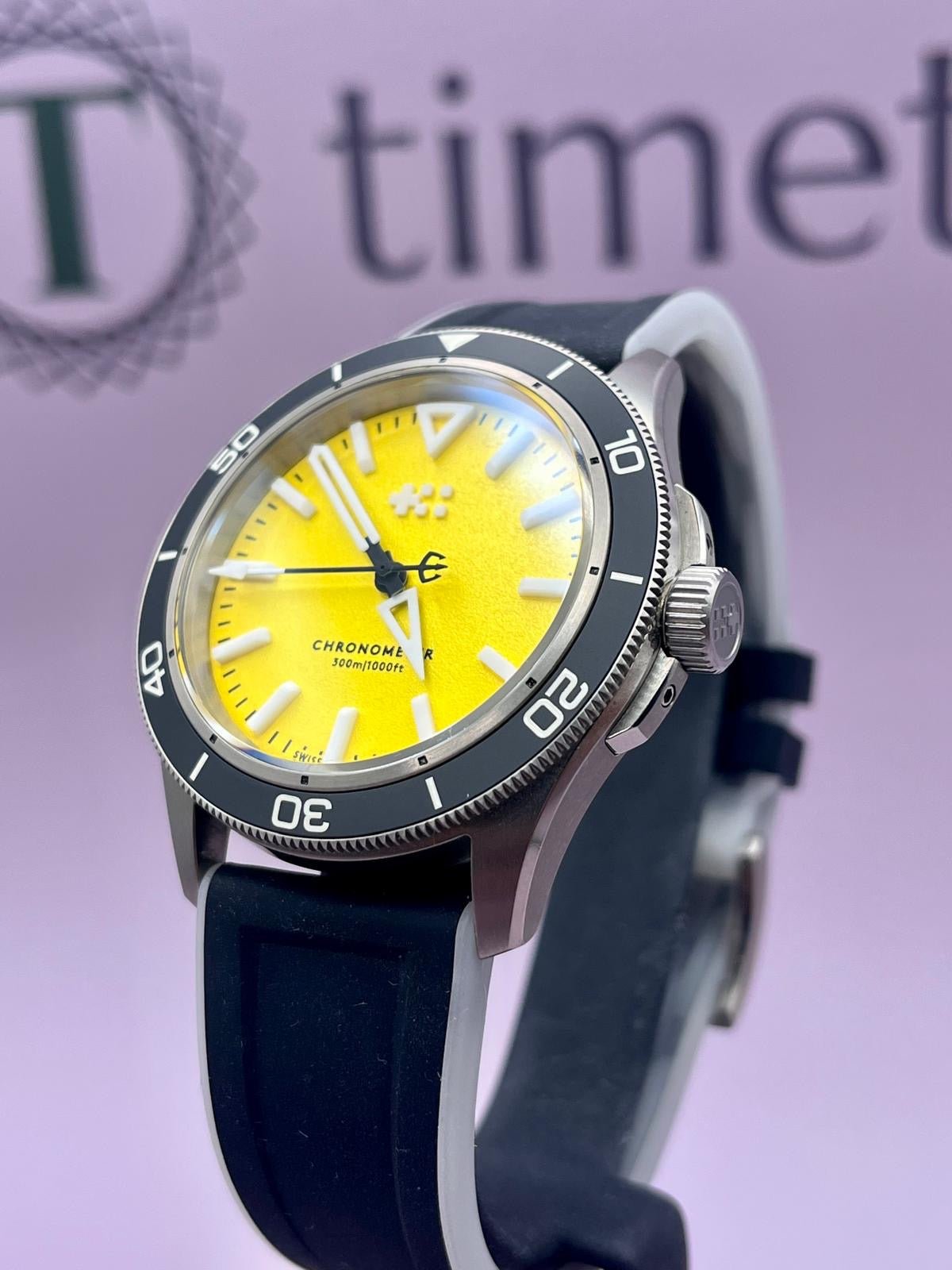 2025 Christopher Ward C60 Trident Lumiere Blue - 41mm - Titanium - Full Set - TimeTribe