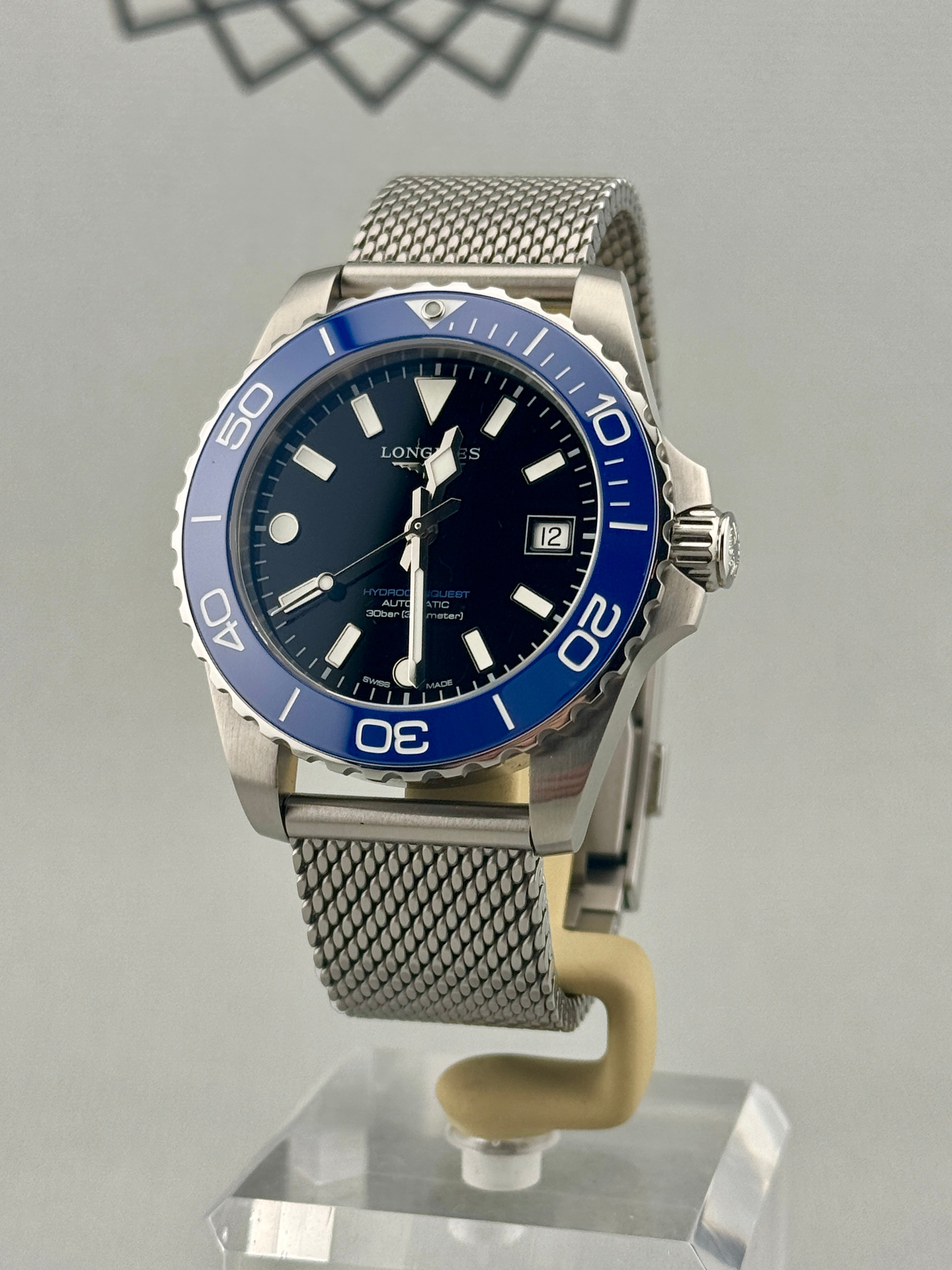 2026 Longines Hydroconquest Auto 39mm L3.779.4.90.6 Full Set + Warranty to 2031
