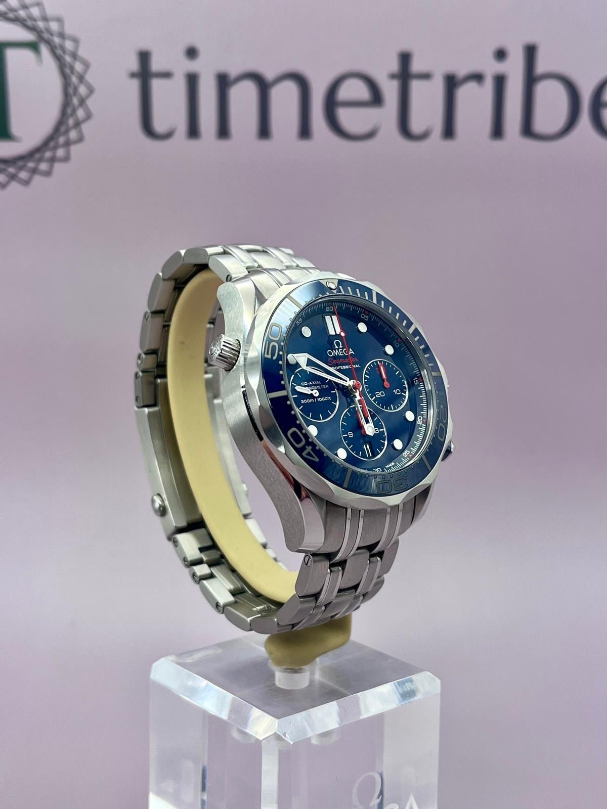 Omega Seamaster 300m Chronograph - 212.30.44.50.03.001 - 44m - Full Set! - TimeTribe