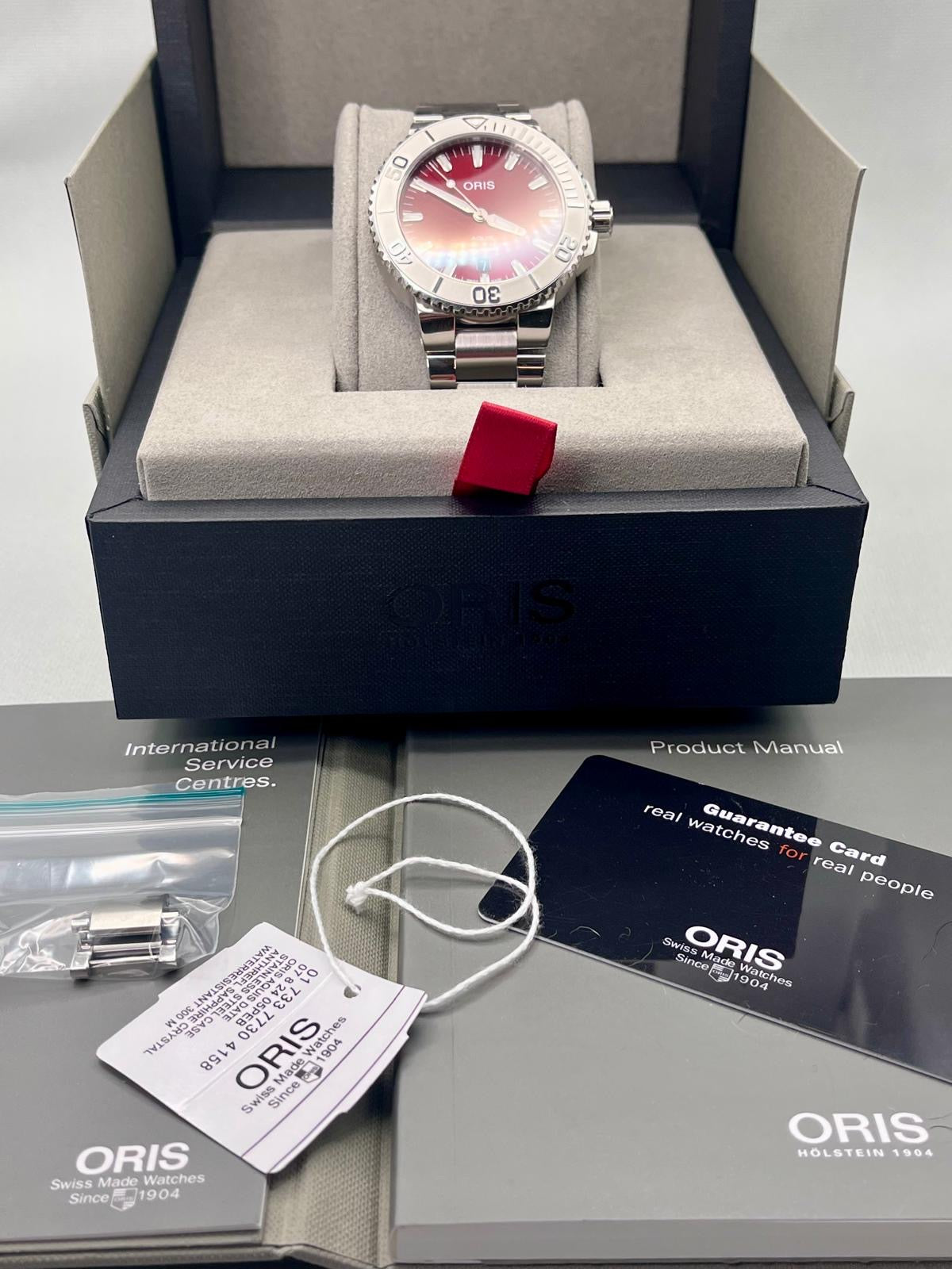 2022 Oris Aquis Automatic - 43.5mm - 01 733 7730 4158 - Full Set - Immaculate