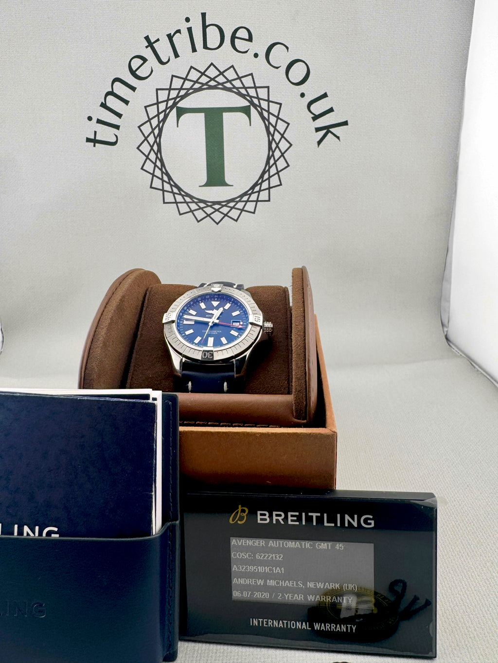2020 Breitling Avenger GMT 45mm  A32395  Full Set  Px Welcome