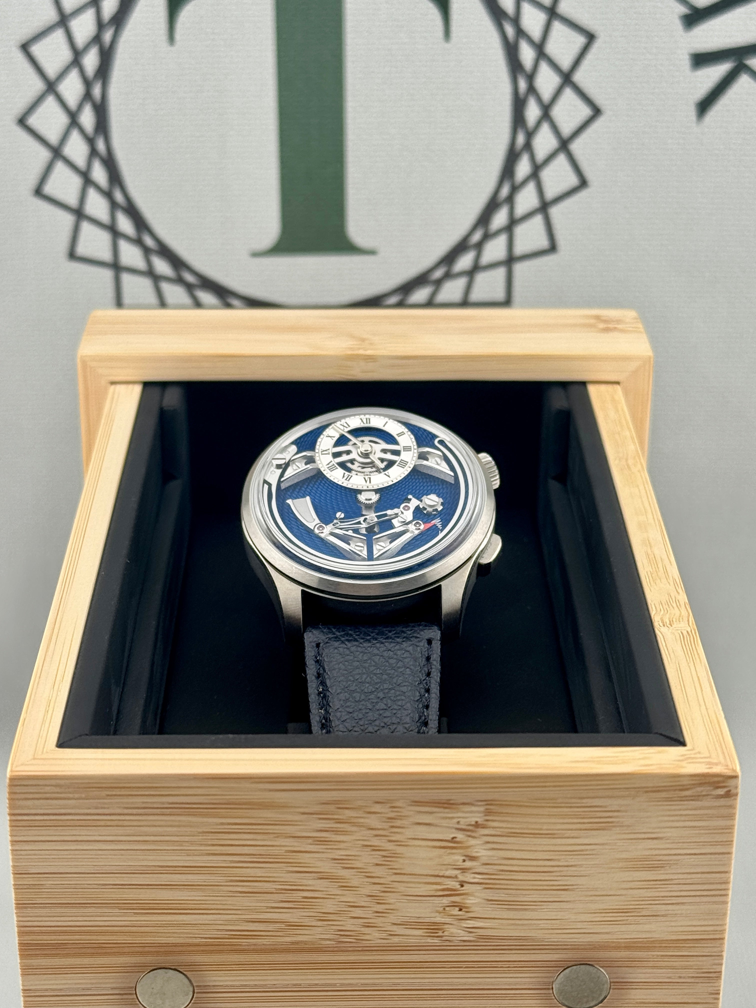 2025 Christopher Ward C1 Bel Canto Azzuro 41mm Full Set Part X/Finance Pos