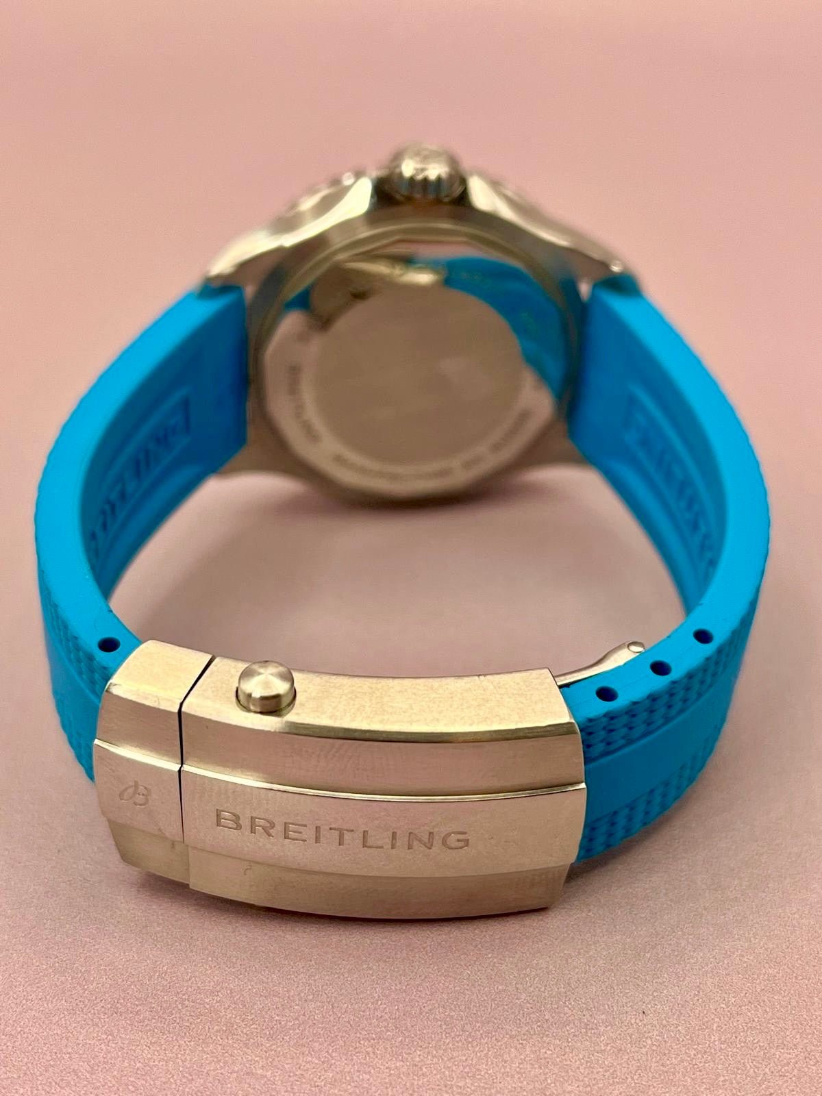 2022 Breitling Superocean A17377 Turquoise Dial - 36mm - Full Set - Rare Dial - TimeTribe