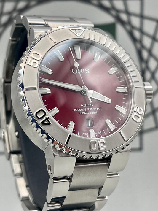 2022 Oris Aquis Automatic - 43.5mm - 01 733 7730 4158 - Full Set - Immaculate