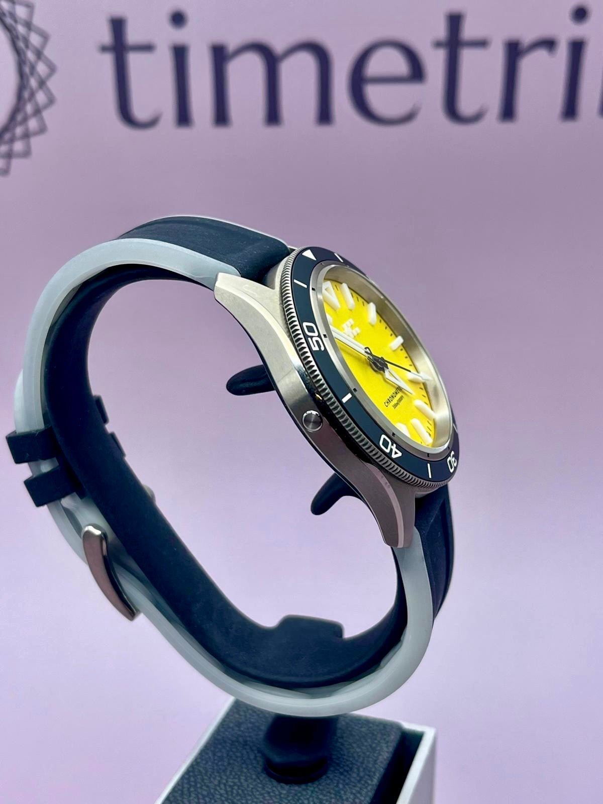 2025 Christopher Ward C60 Trident Lumiere Blue - 41mm - Titanium - Full Set - TimeTribe