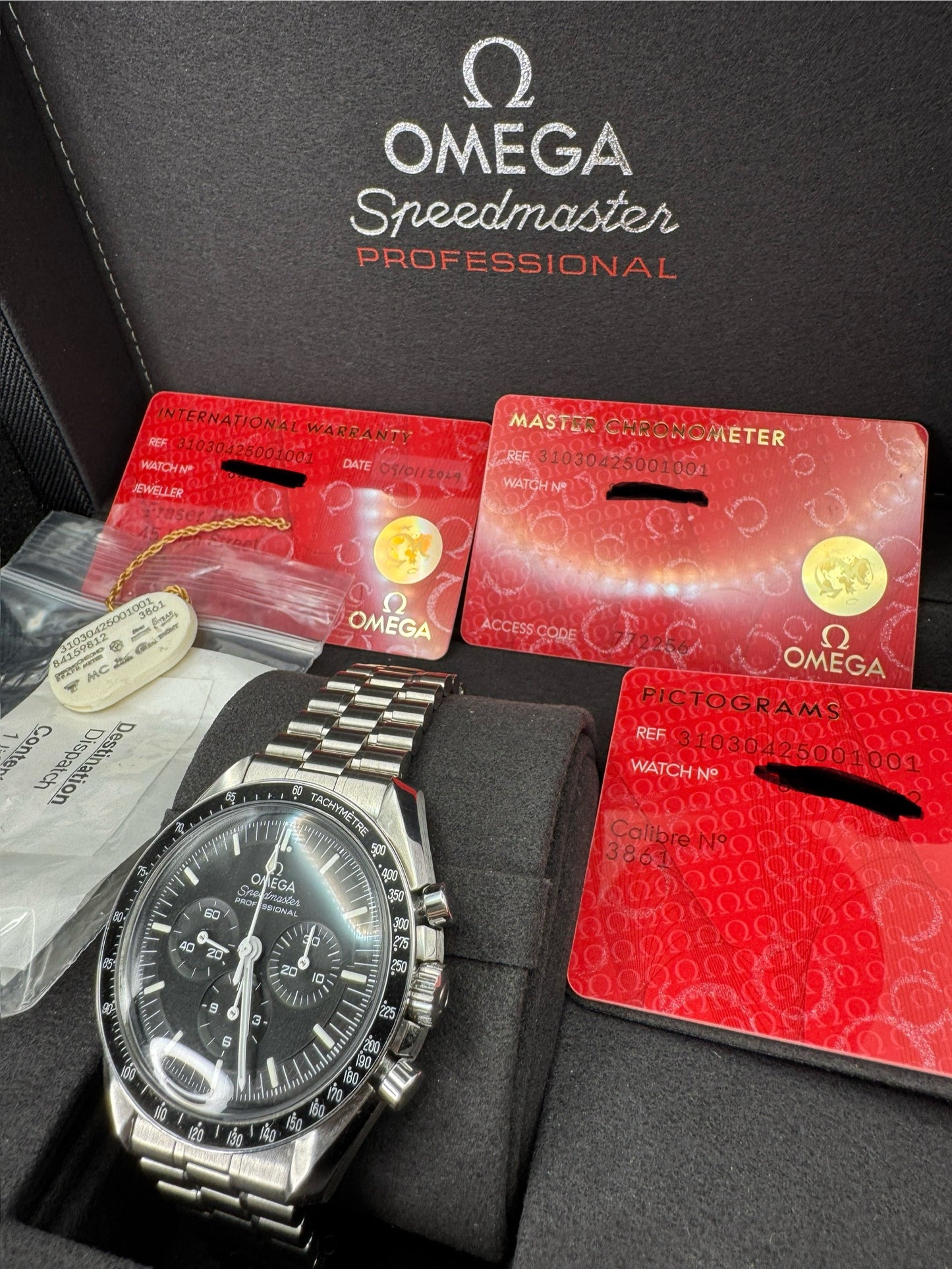 2024 OMEGA Speedmaster Moonwatch Professional - 310.30.42.50.01.001 - Full Set - TimeTribe