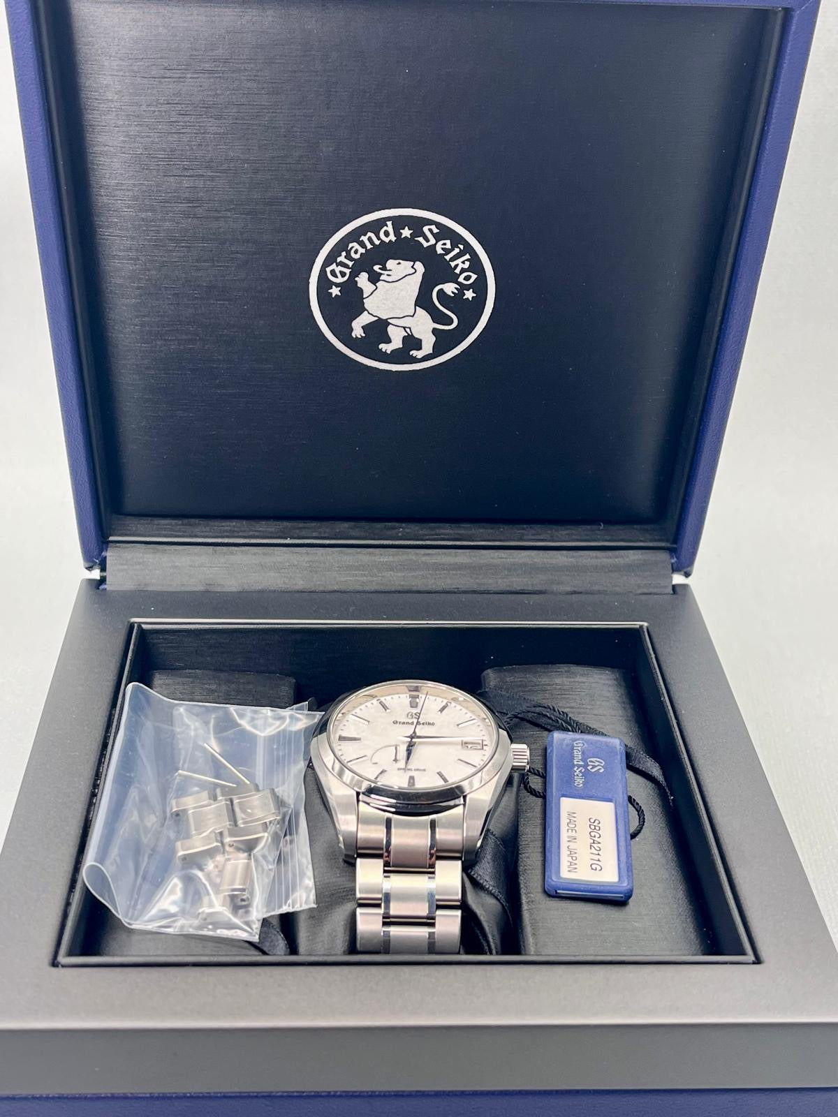 GRAND SEIKO Snowflake SBGA211 40mm Titanium Full Set Immaculate PX Welcome