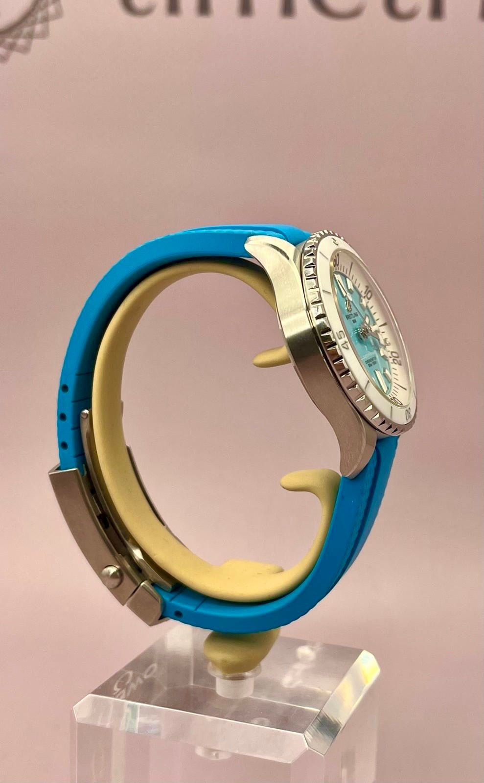 2022 Breitling Superocean A17377 Turquoise Dial - 36mm - Full Set - Rare Dial - TimeTribe