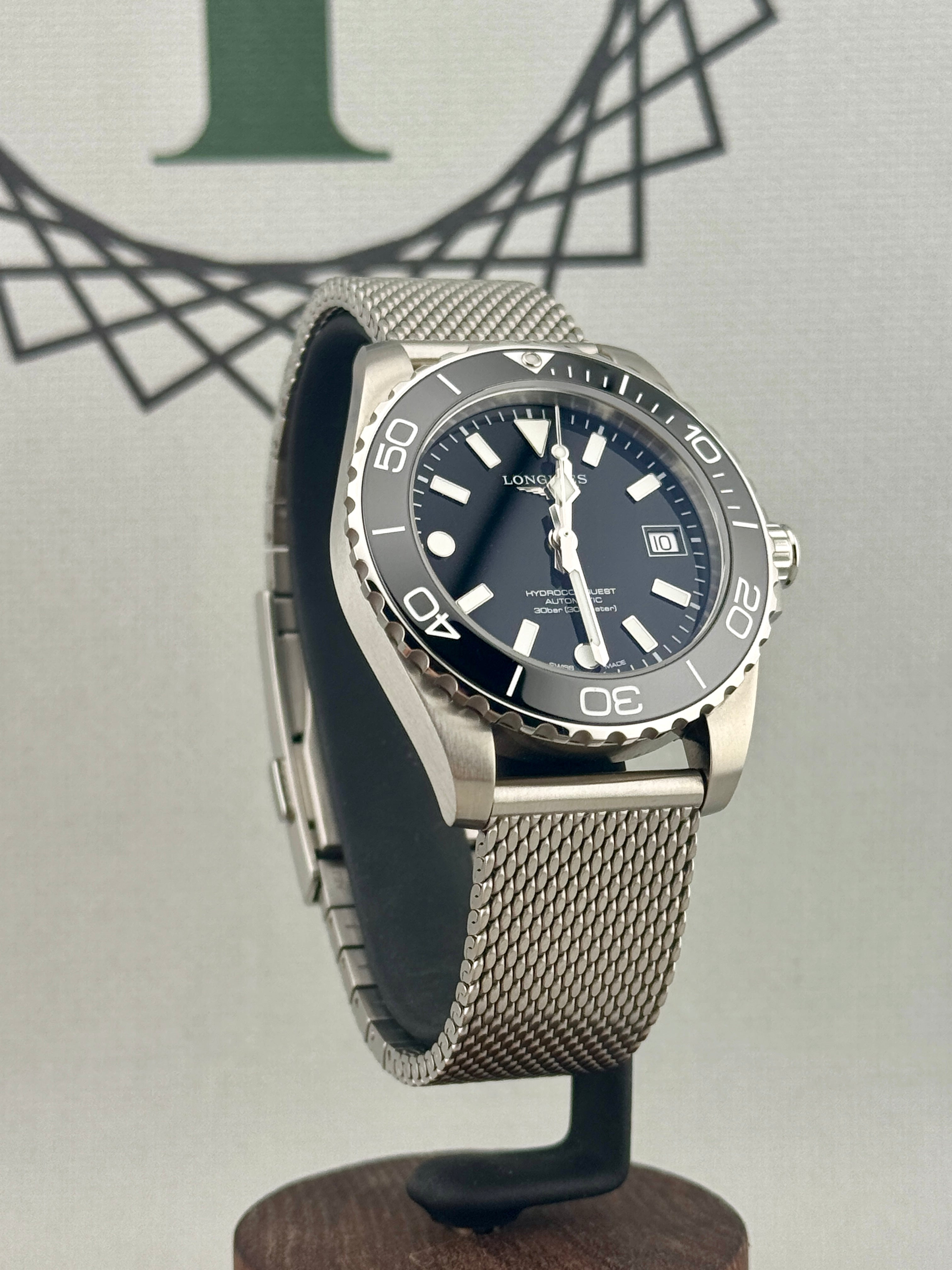 2026 Longines Hydroconquest Auto 39mm L3.779.4.56.6 Full Set PX Welcome