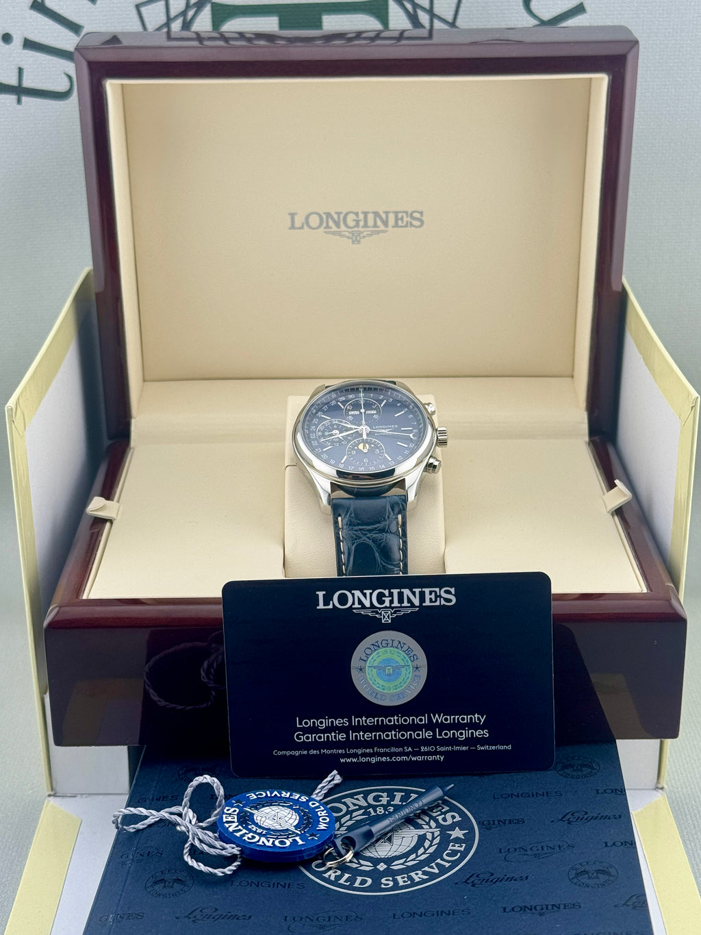 2023 Longines Master Collections Chrono 42mm L2.773.4.92.0 Full Set PX Welcome