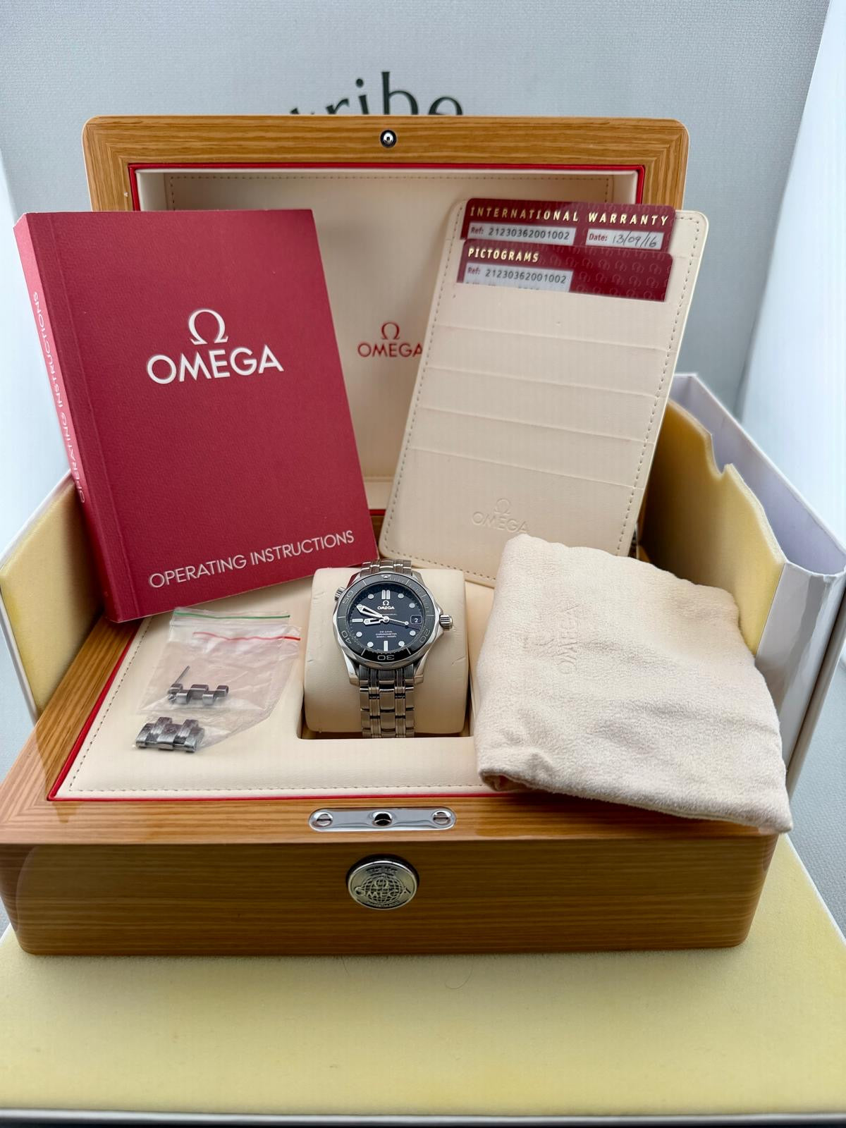 Omega Seamaster Pro 300m 212.30.36.20.01.001 36mm Full Set