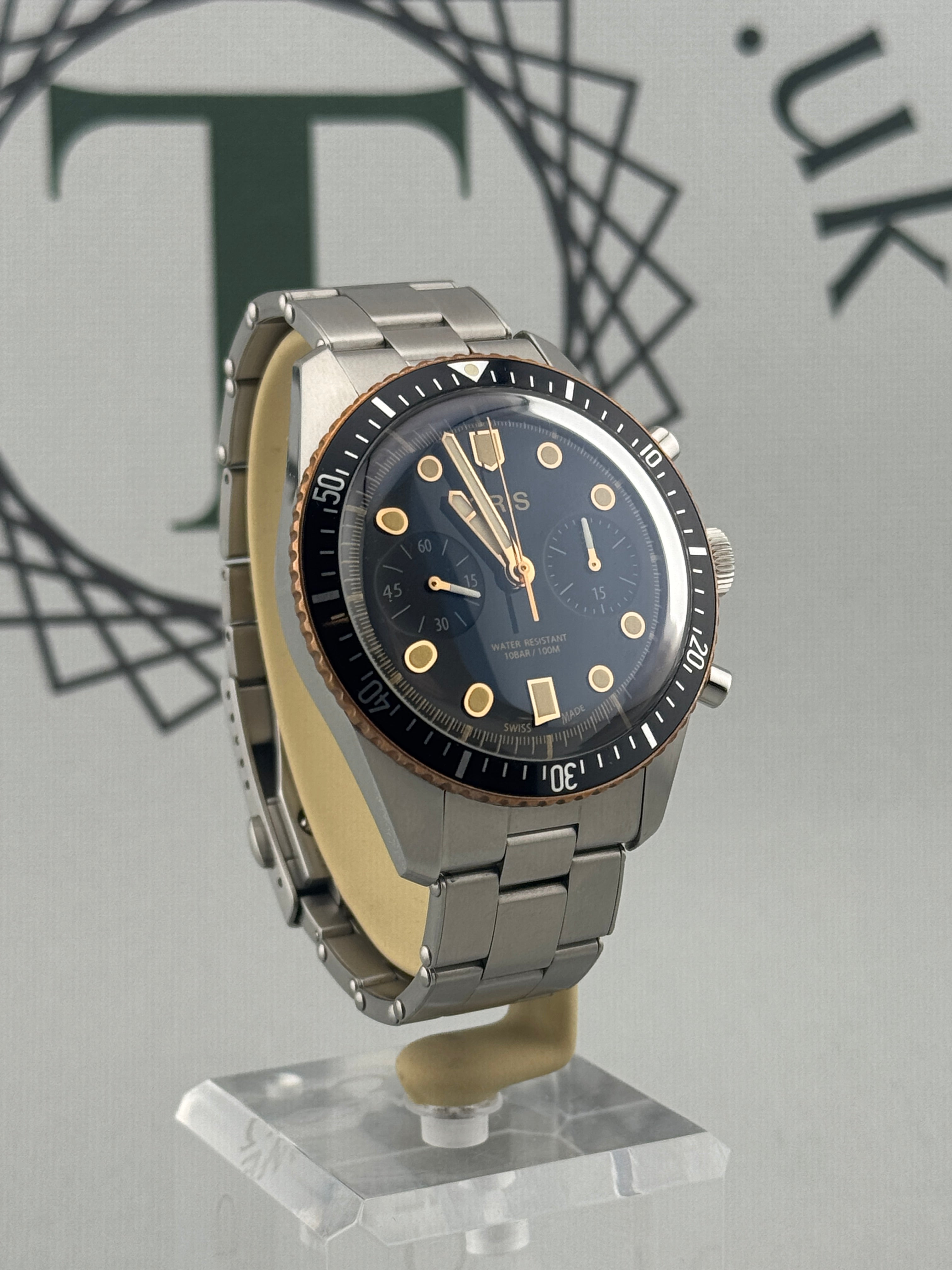 Oris Diver 65 Chronograph Full Set 42mm Ref 01 7771 7744 4354 PX Welcome