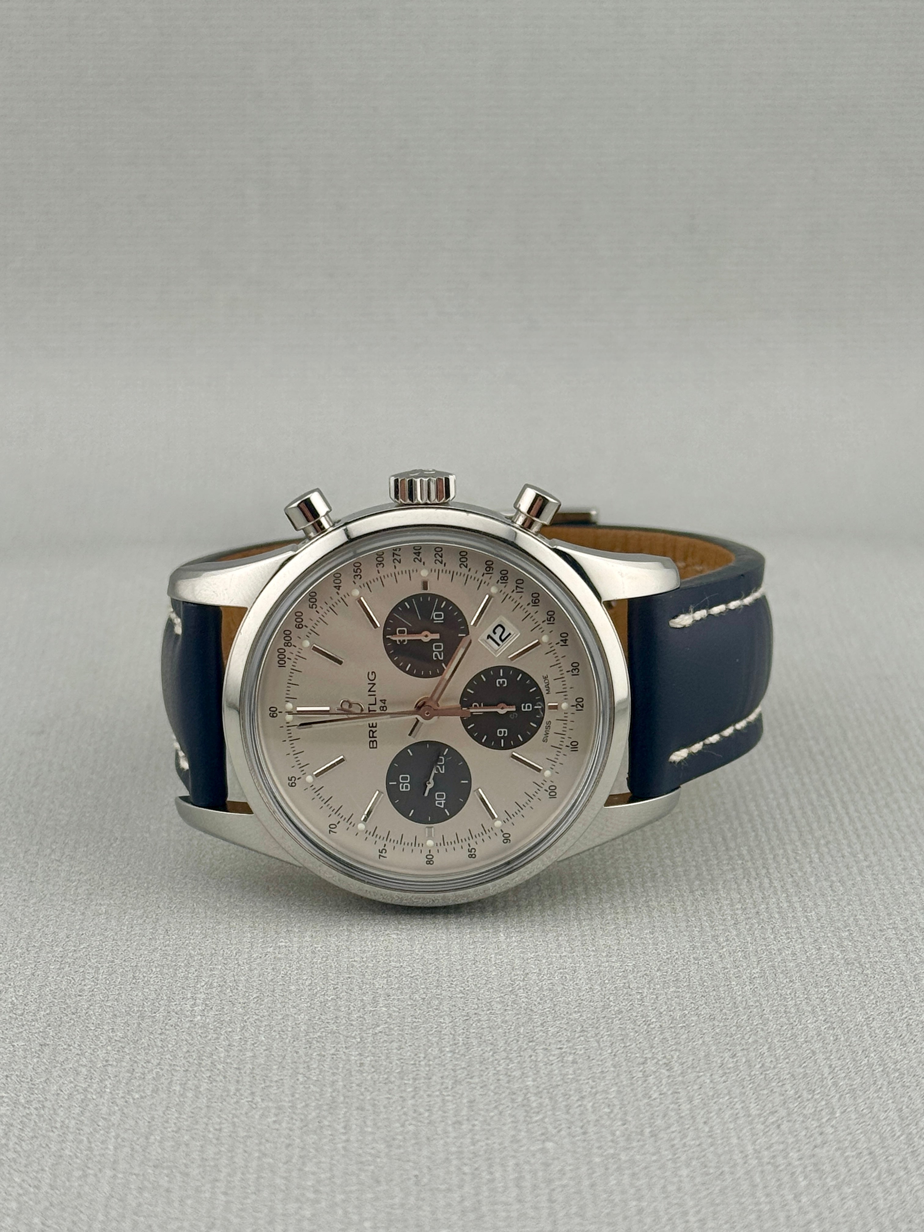 2016 Breitling TransOcean Chrono Panda Dial 43mm AB0152 Full Set PX/Finance Pos