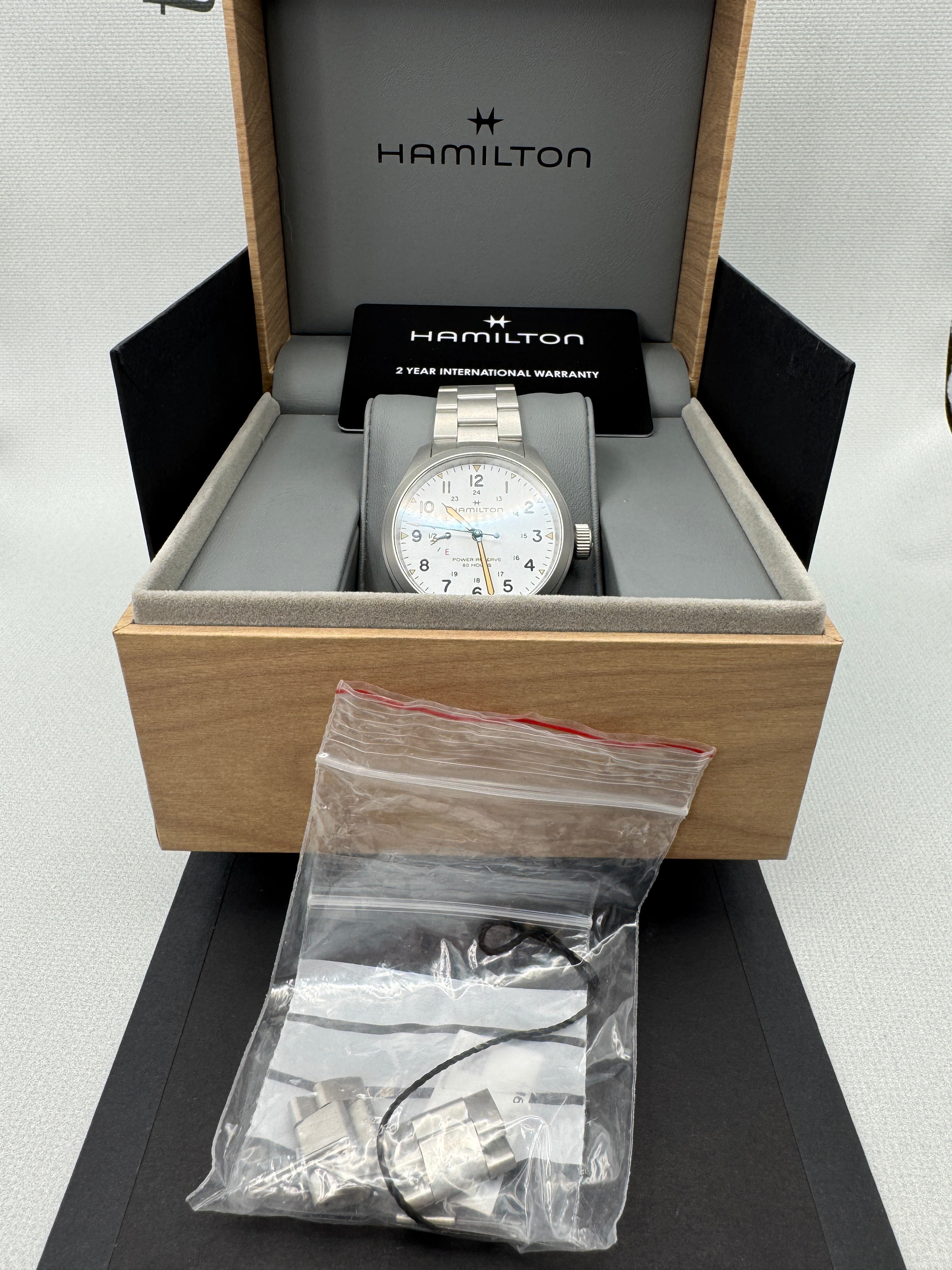 2025 Hamilton Khaki Field Power Reserve Men's Watch - H69509110 - 40mm
