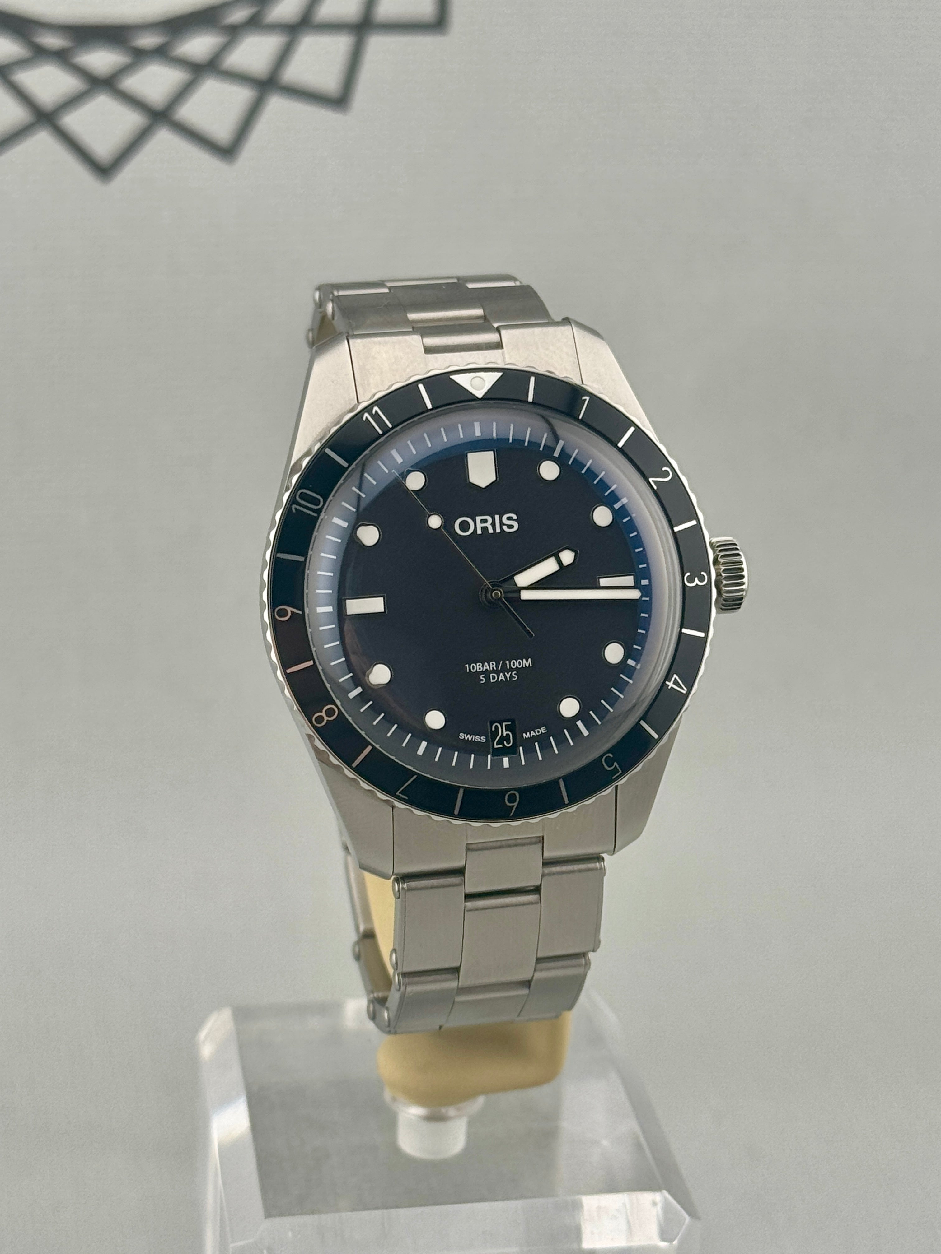 2025 Oris Divers Sixty Five 12h Cal 40mm 01 400 7772 4054 Full Set Part X Poss