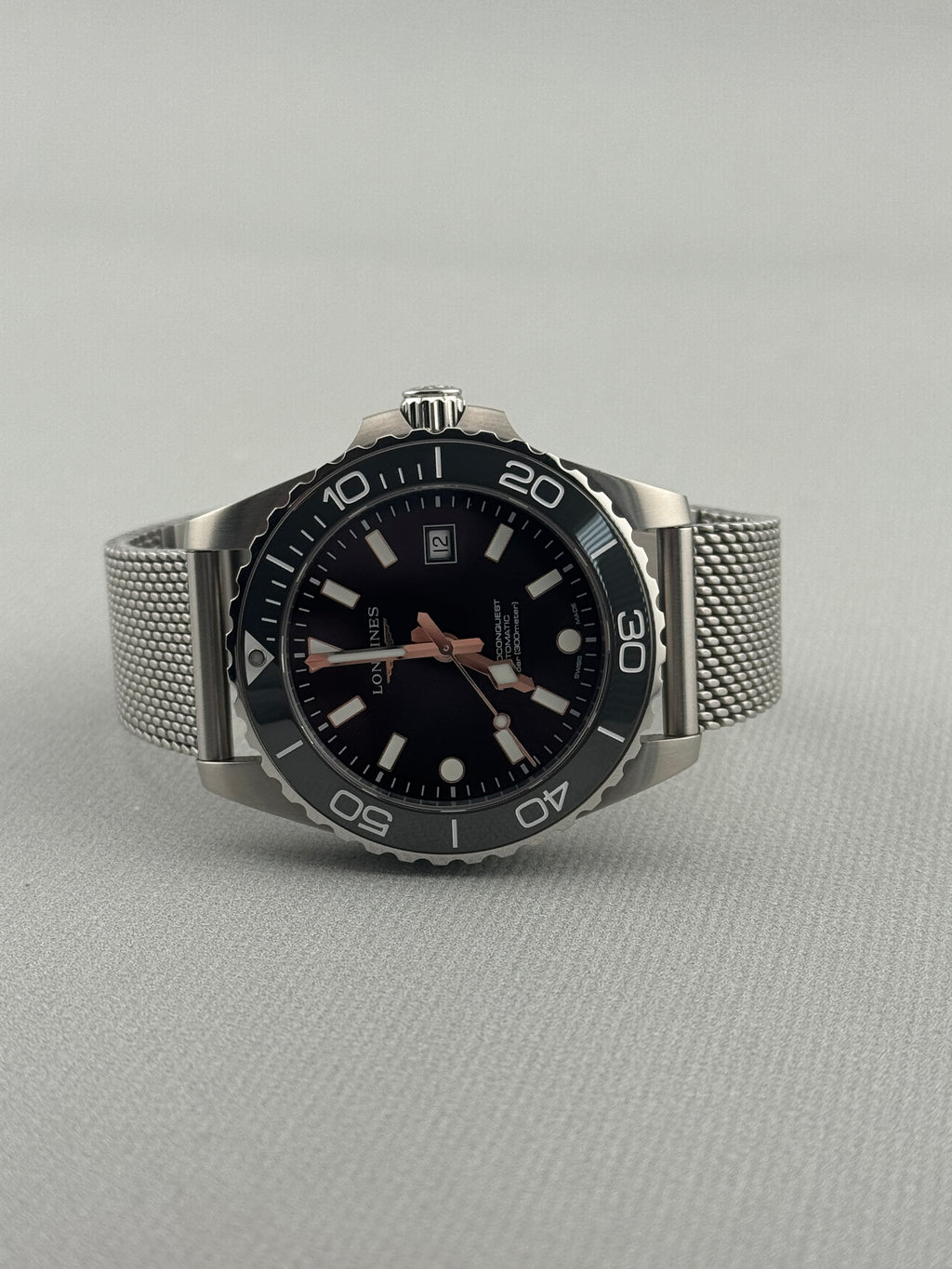 2026 Longines Hydroconquest Auto Black 42mm L3.788.4.70.6 Full Set + Warranty to 2031