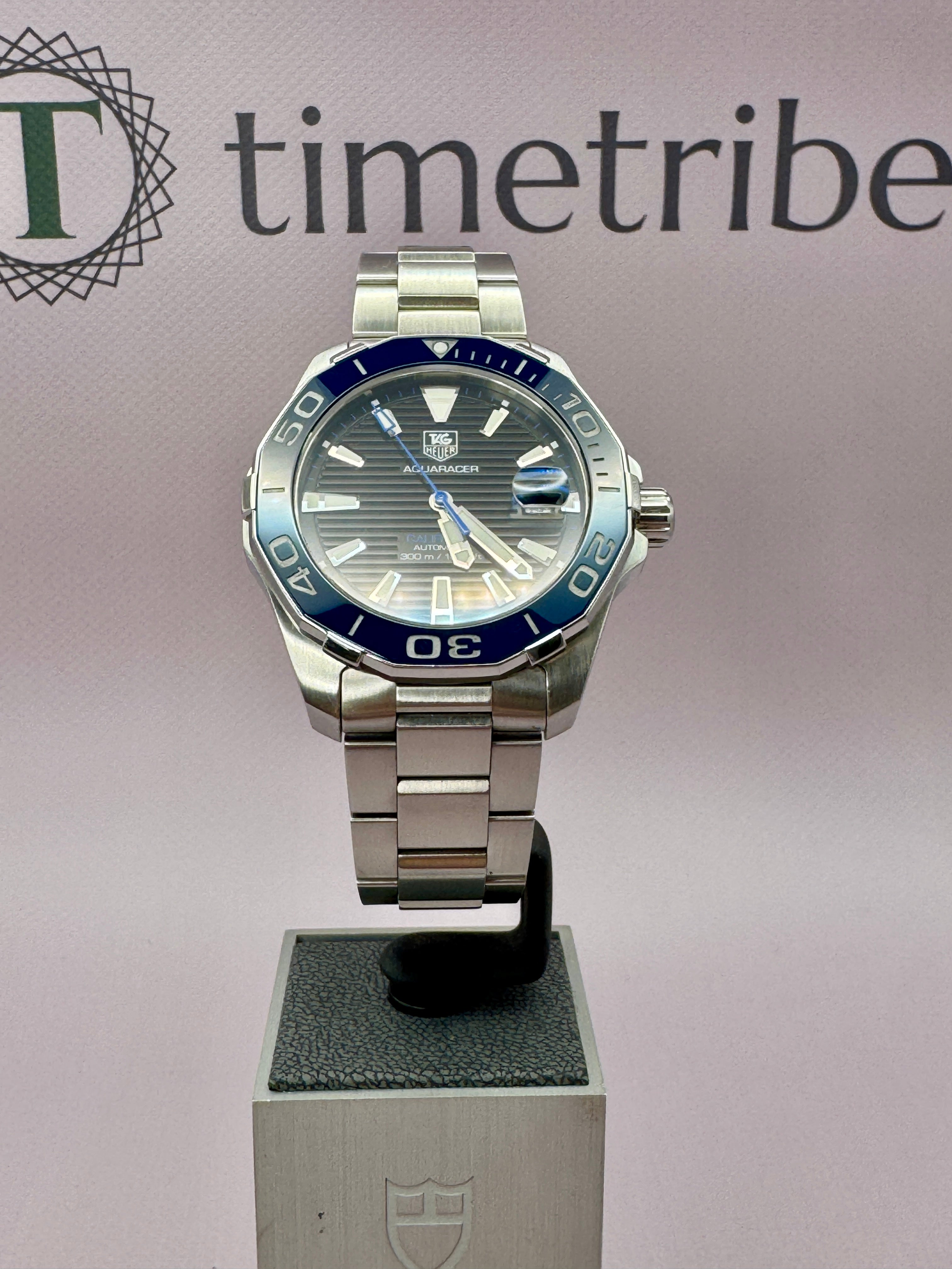 TAG Heuer Aquaracer 300m Auto Calibre 5 - WAY211B - 41mm - 2 x Straps - PX Poss