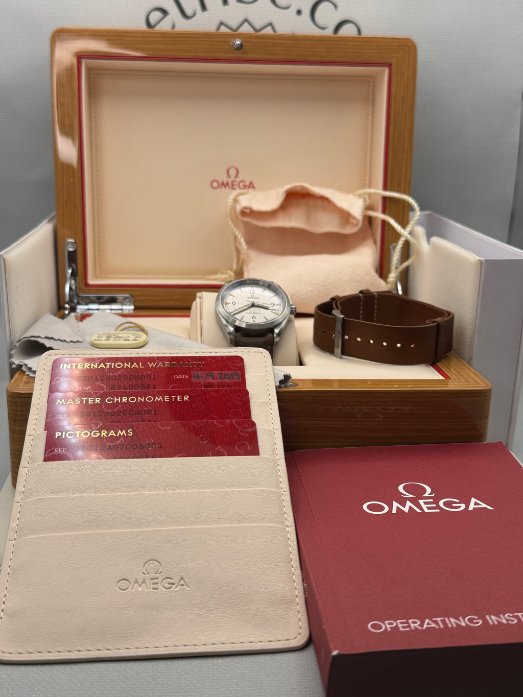 Omega Seamaster Railmaster 40mm 220.12.40.20.01.001 Full Set+ PX Welcome