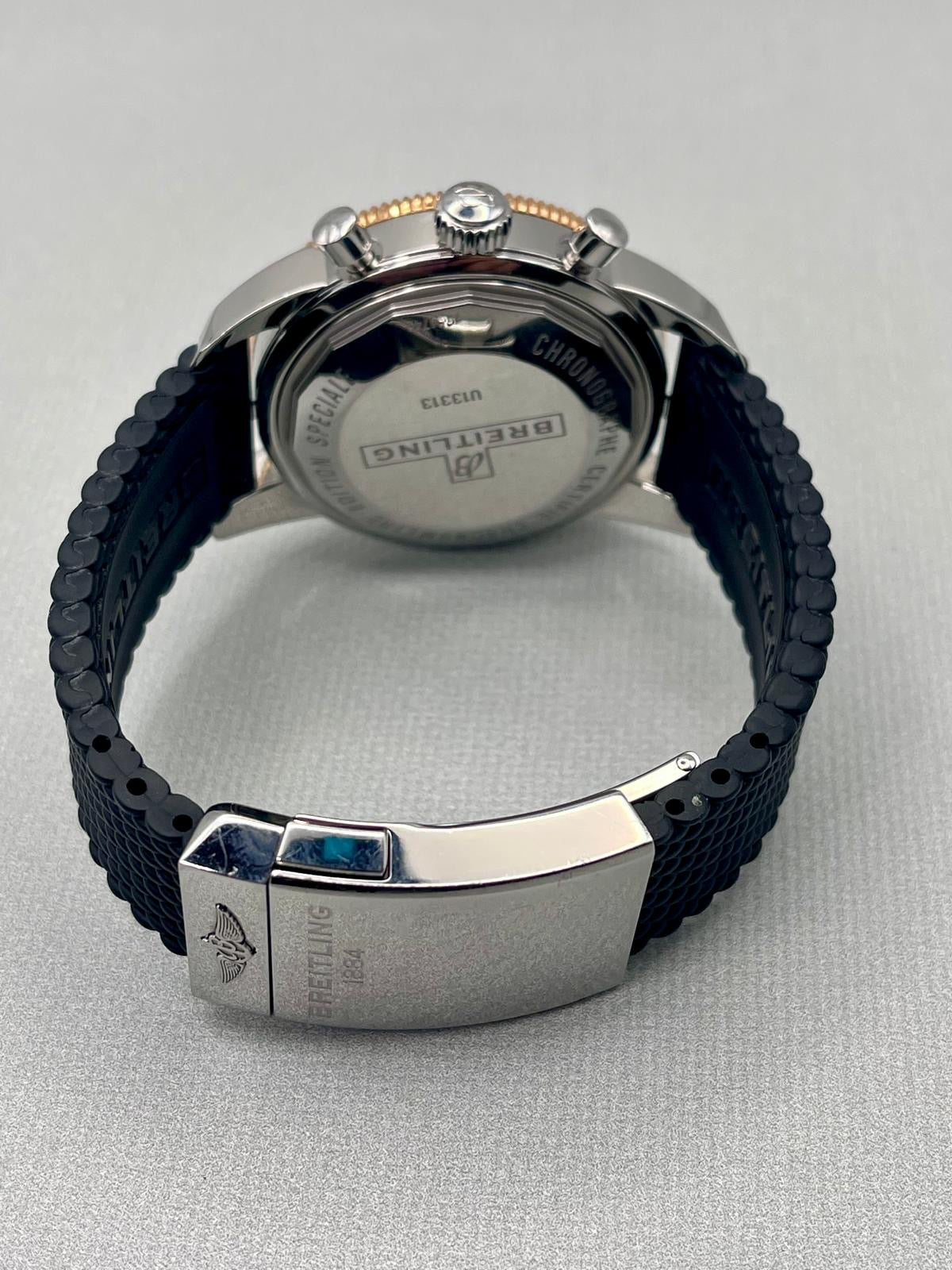 2021 Breitling SuperOcean Heritage II Steel & Rose Gold U13313 Full Set PX Welcome