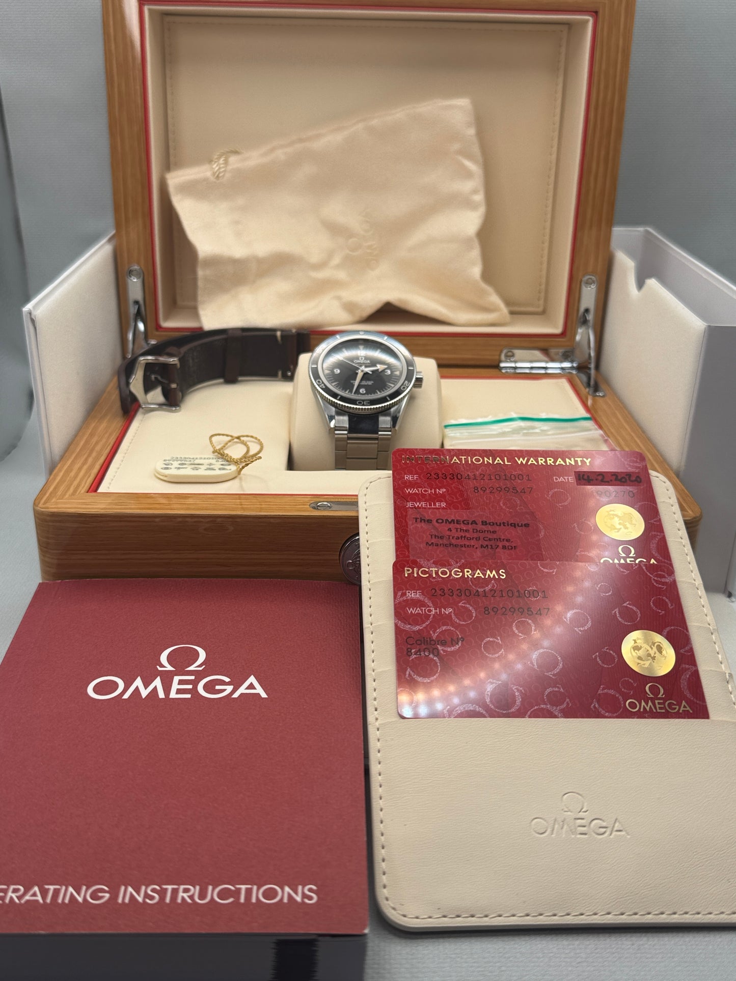 Omega Seamaster 300 Heritage 41mm 233.30.41.21.01.001 Full Set PX Welcome