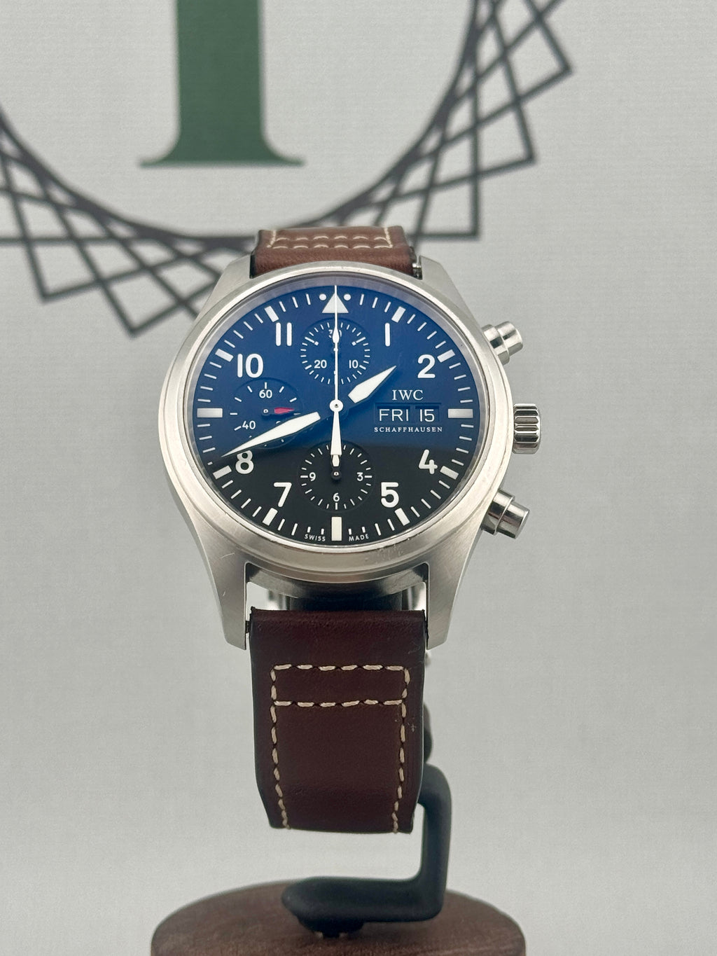 2011 IWC Pilot Chrono Day/Date IW371704 Full Set 42mm Extra Strap PX Welcome