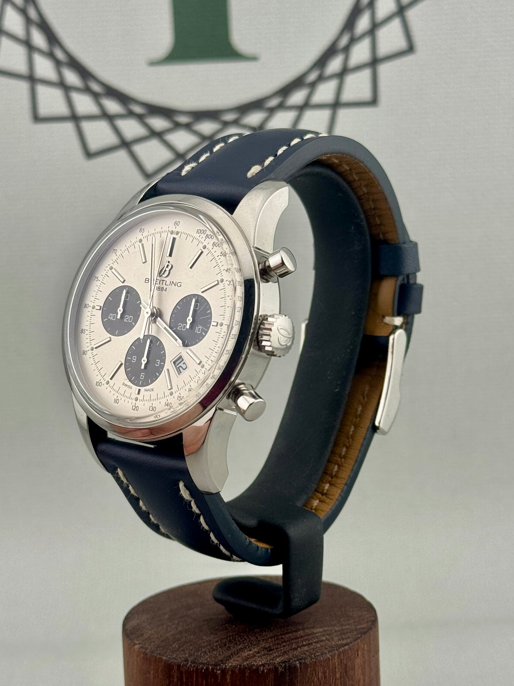2016 Breitling TransOcean Chrono Panda Dial 43mm AB0152 Full Set PX/Finance Pos