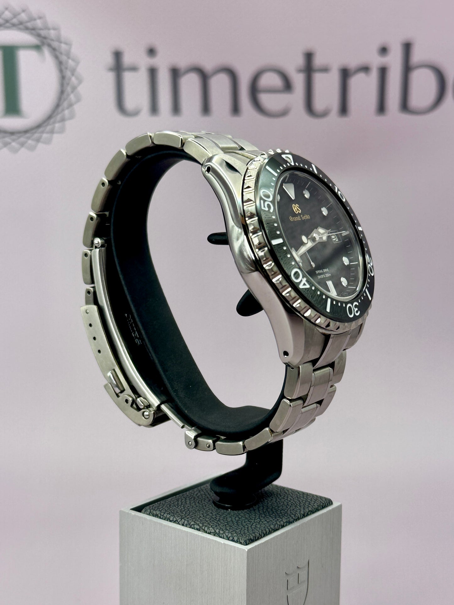 GRAND SEIKO SBGA231 Spring Drive - Titanium - Full Set - PX Welcome - RARE! - TimeTribe