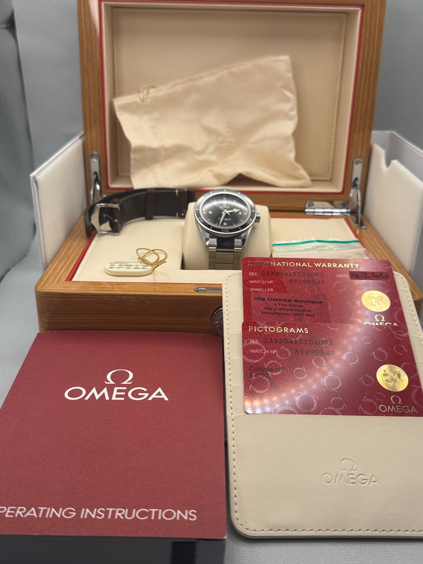 Omega Seamaster 300 Heritage 41mm 233.30.41.21.01.001 Full Set PX Welcome