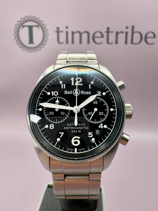 Bell＆Ross Men's Watch - Vintage 126 BR126 - 41mm - Chronograph