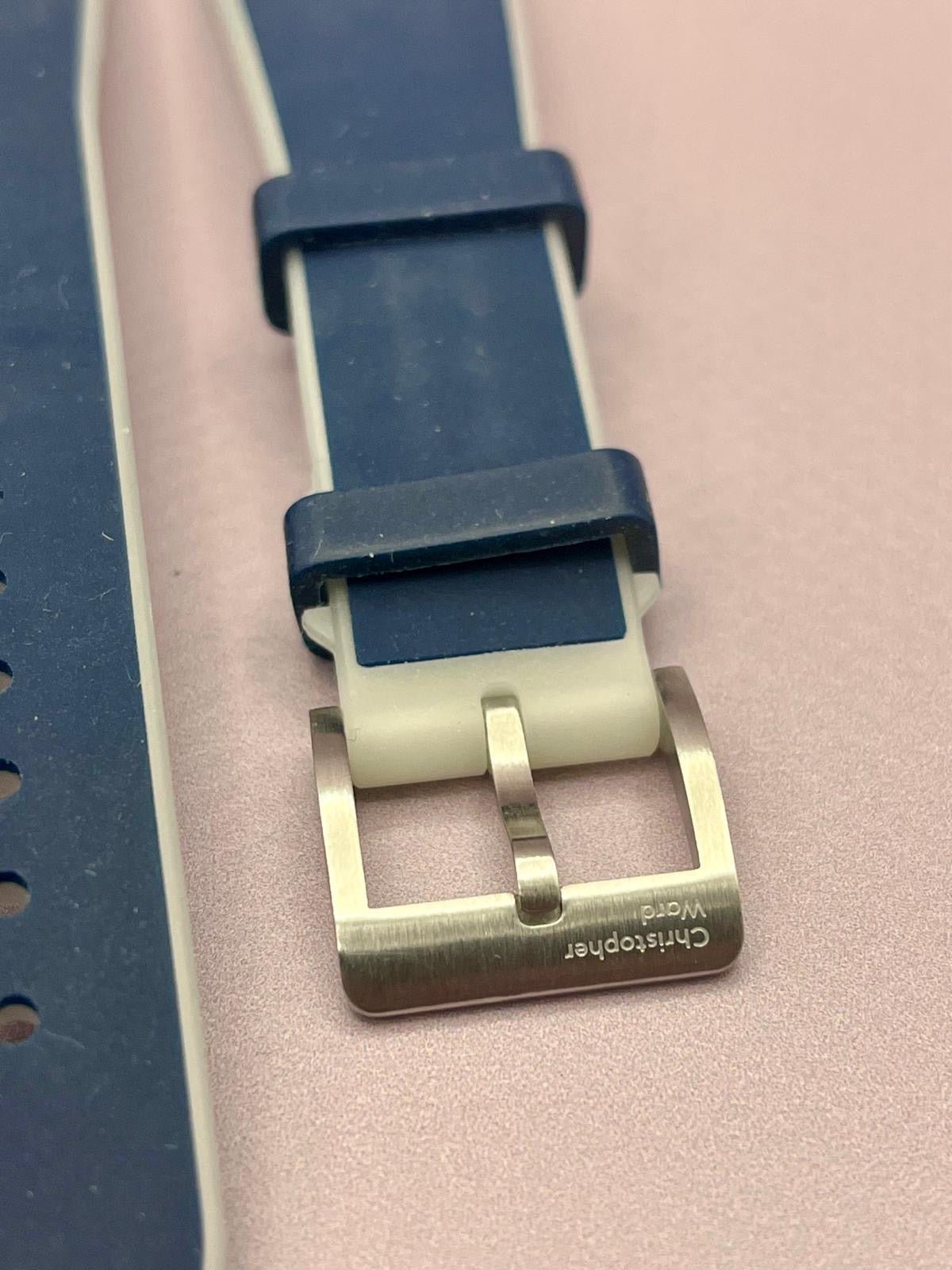 2025 Christopher Ward C60 Trident Lumiere Blue - 41mm - Titanium - Full Set - TimeTribe