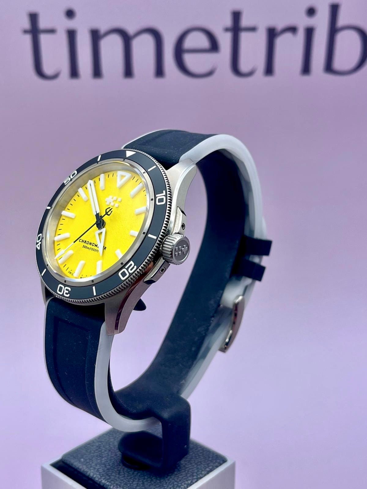 2025 Christopher Ward C60 Trident Lumiere Blue - 41mm - Titanium - Full Set - TimeTribe