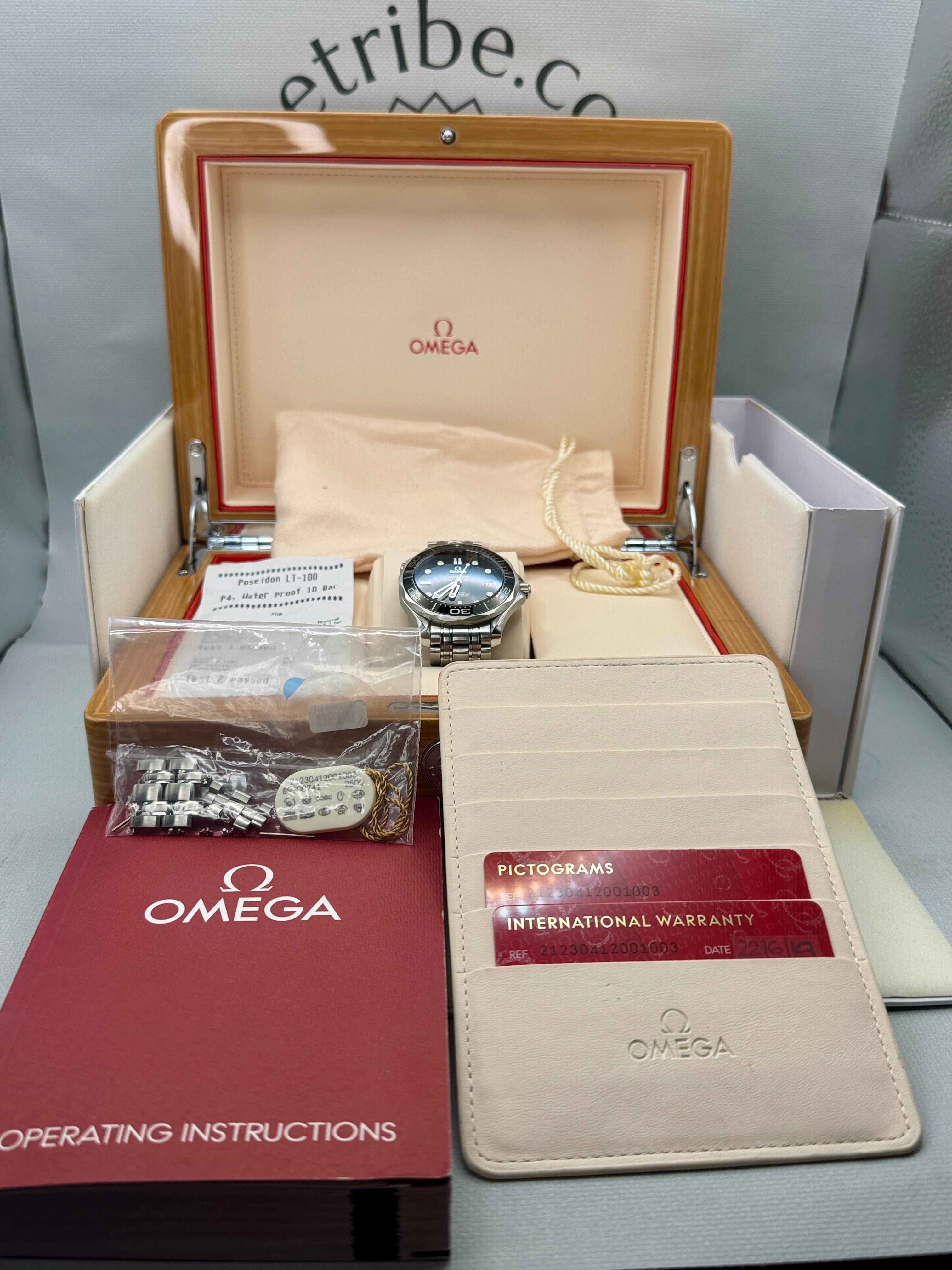 2019 OMEGA Seamaster 300 41mm 212.30.41.20.01.003 Full Set PX/Finance Available