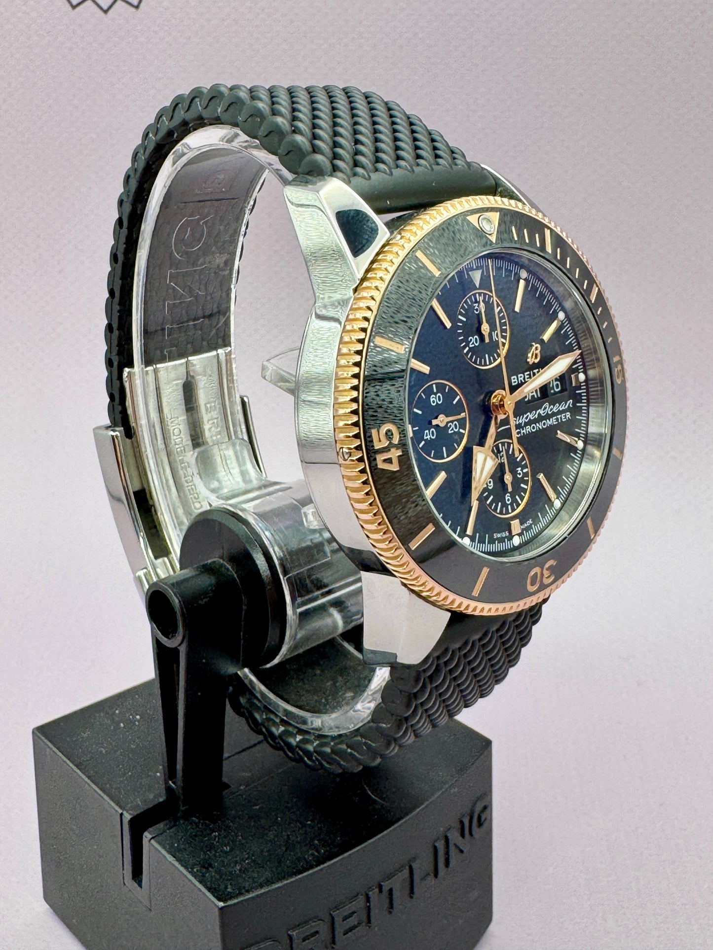 Breitling SuperOcean Heritage II - U13313 - 2019 - Box and Papers - Rose Bezel