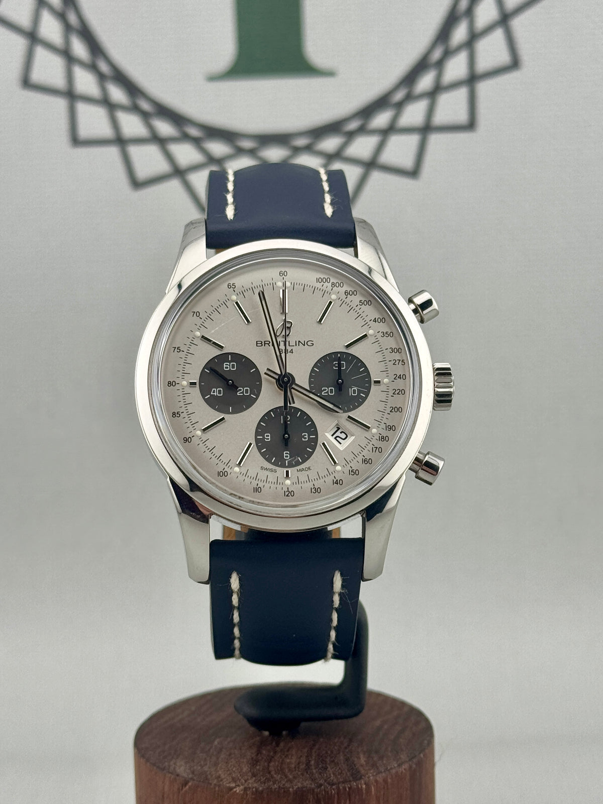 2016 Breitling TransOcean Chrono Panda Dial 43mm AB0152 Full Set PX/Finance Pos